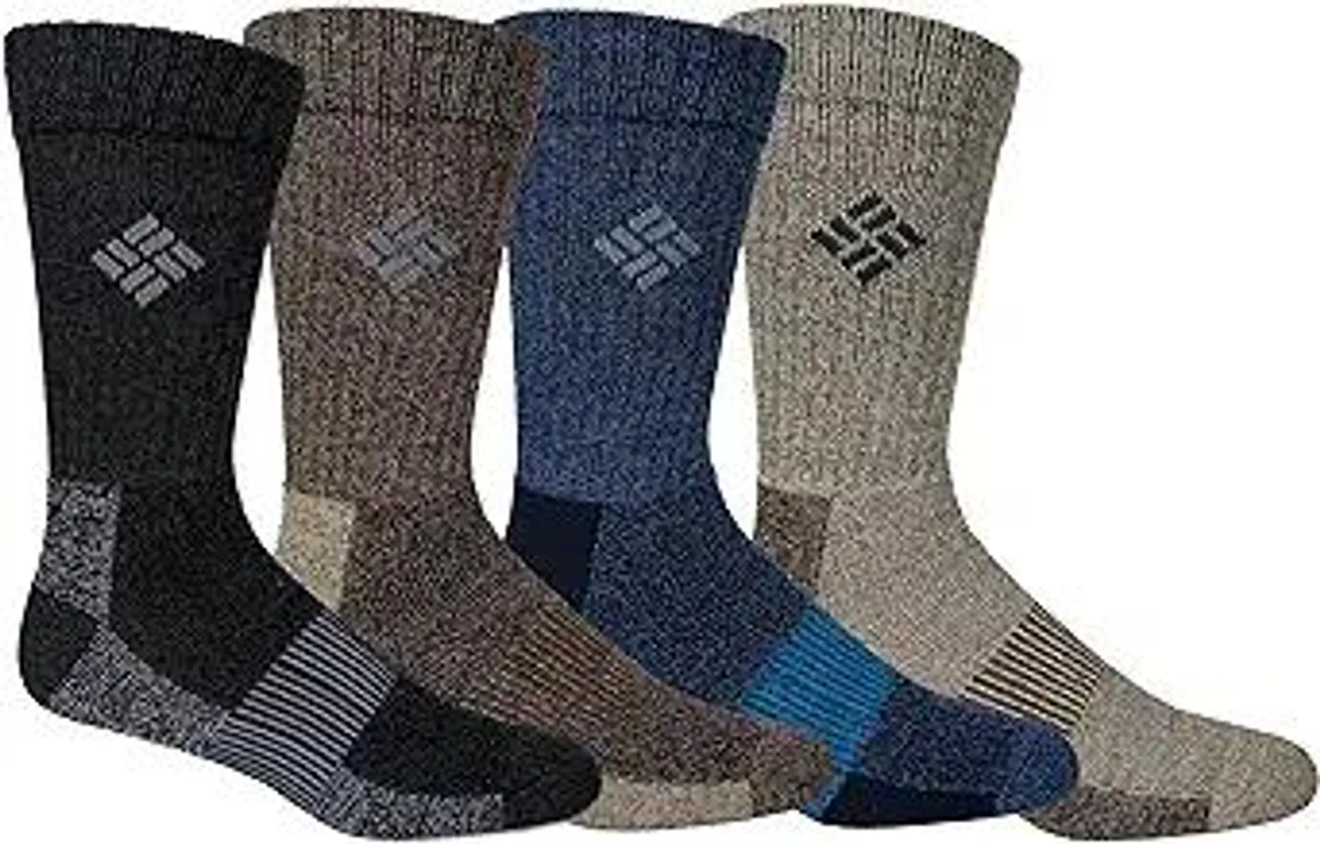 Columbia Men's 4 Pack Moisture Control Crew Socks