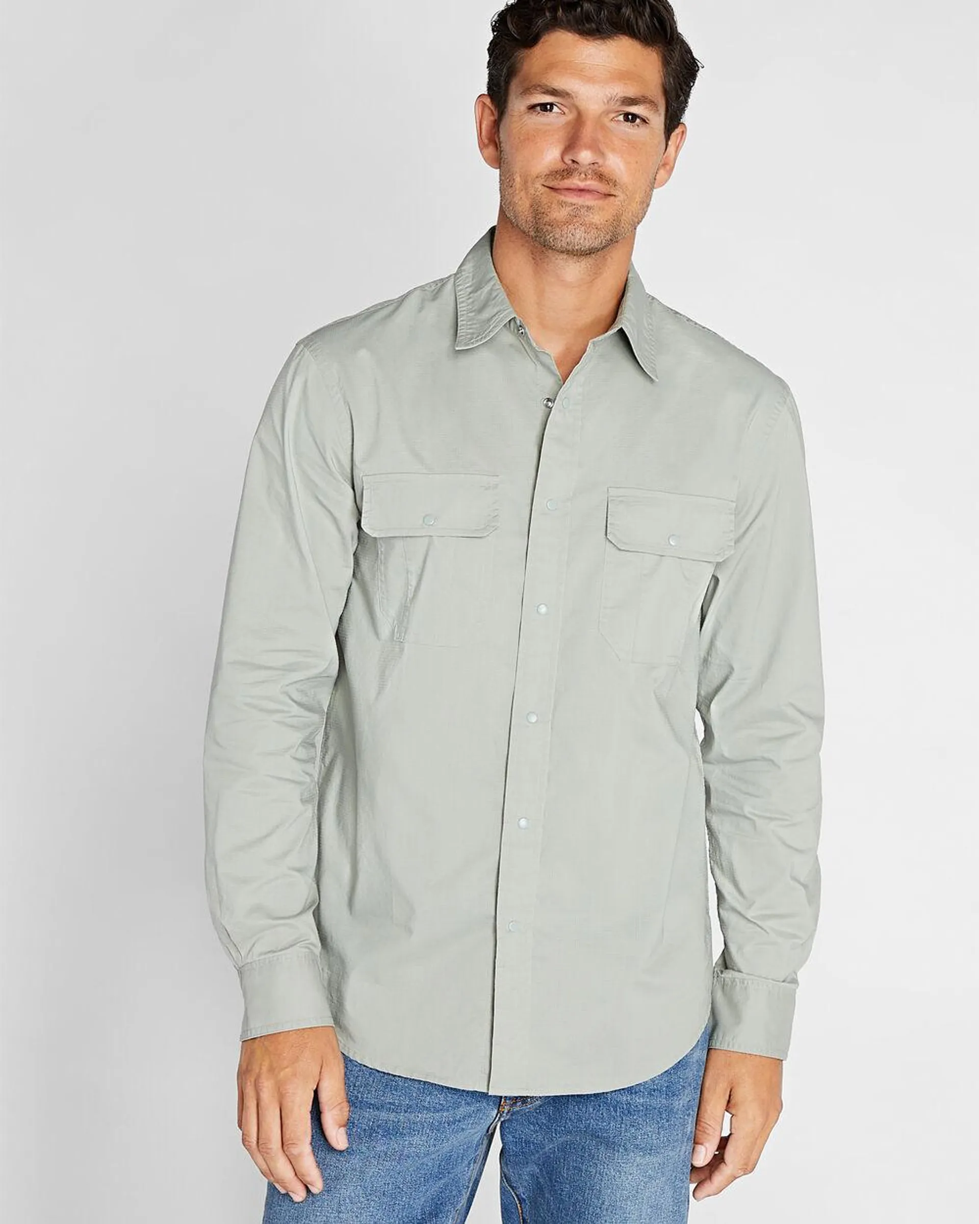 Soft Ripstop Long-Sleeve Shirt