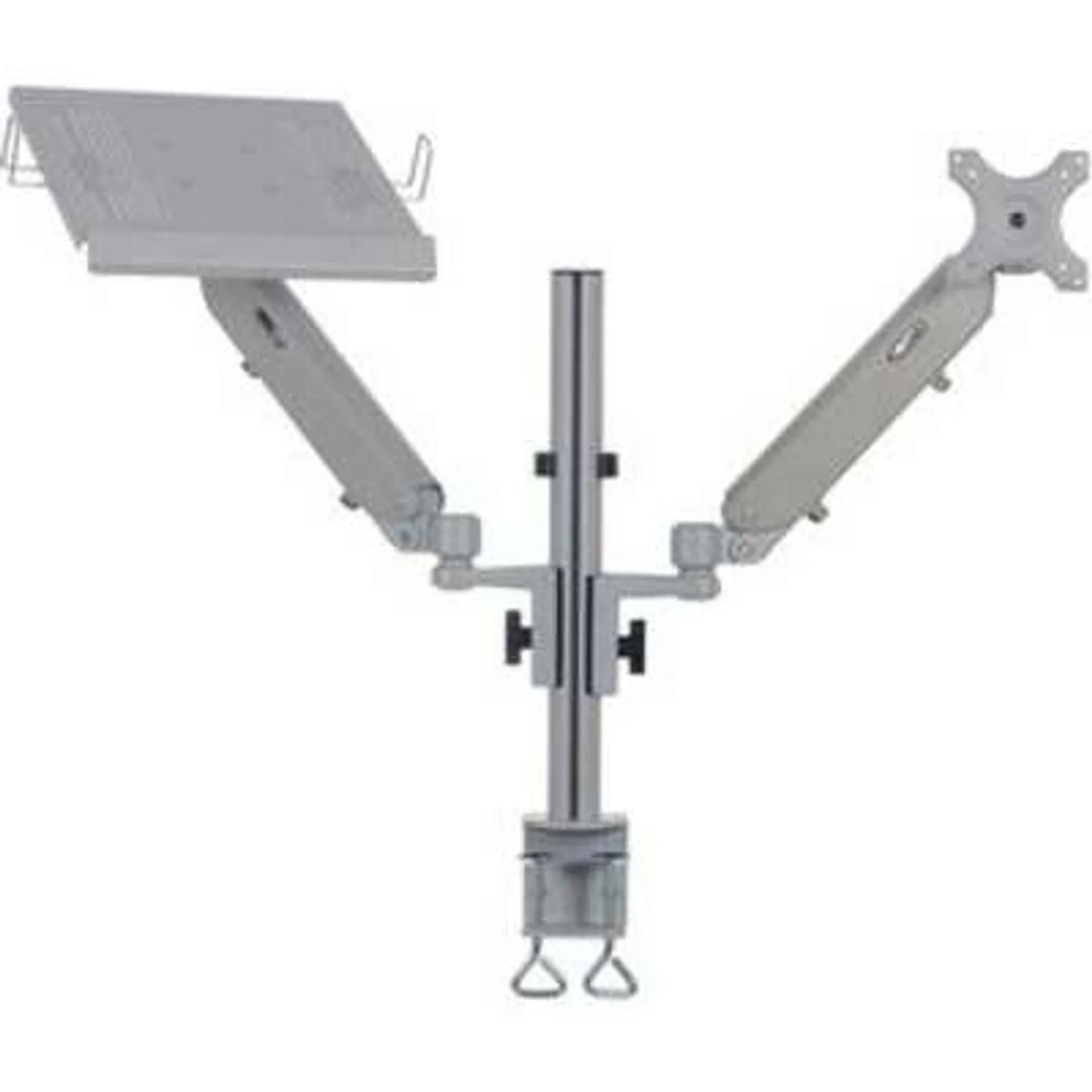 Tripp Lite Full-Motion Desktop Clamp for Laptop and 17" to 32" Monitor TAA