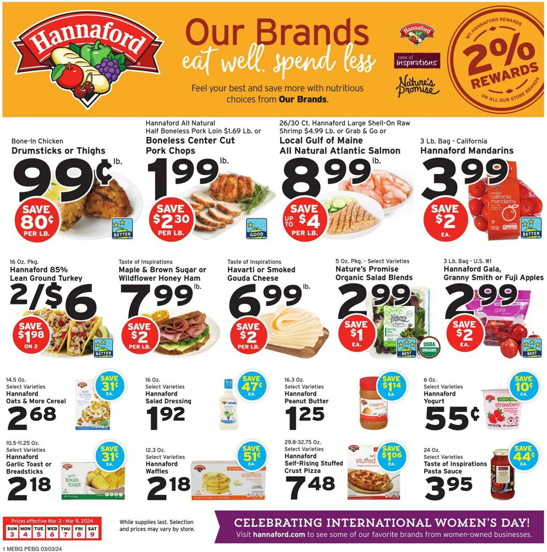 Weekly ad Hannaford Current weekly ad from March 3 to March 9 2024 - Page 
