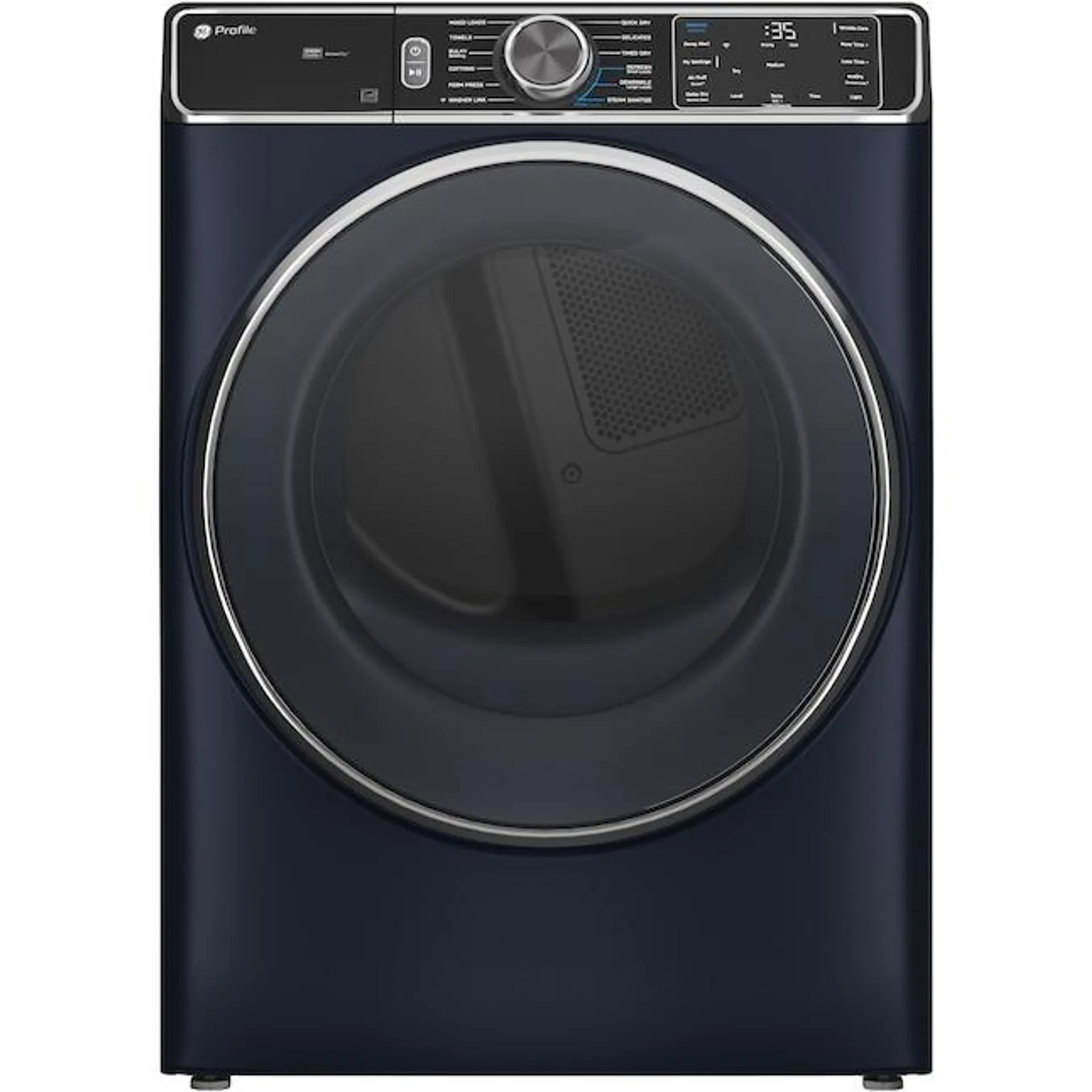 GE Profile 7.8-cu ft Stackable Steam Cycle Smart Electric Dryer (Sapphire Blue)