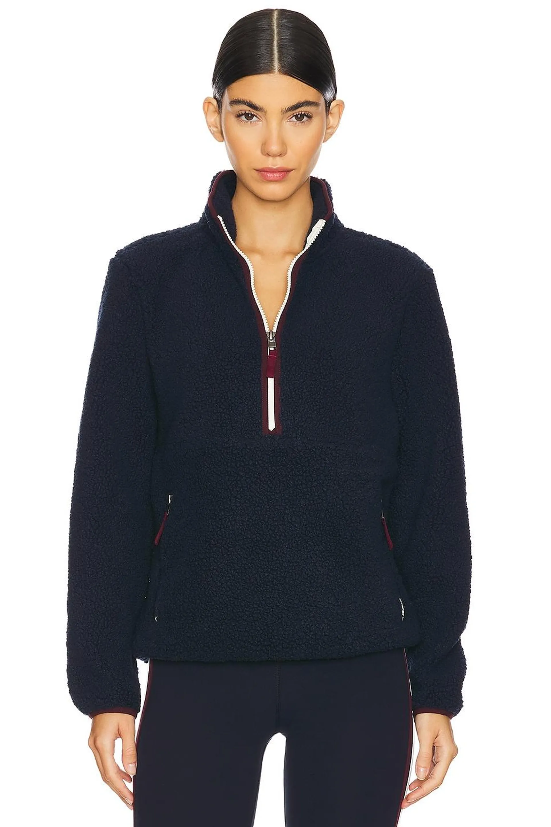 Libby Sherpa Half Zip Sweatshirt