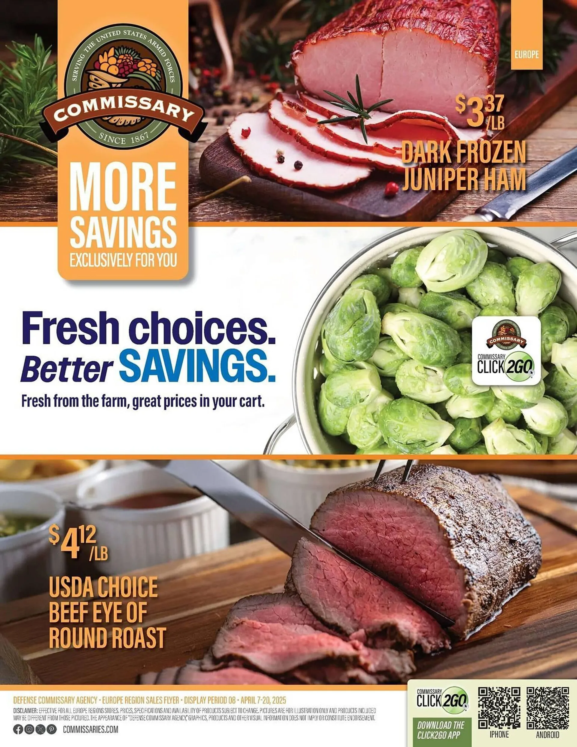 Commissary Weekly Ad - 1
