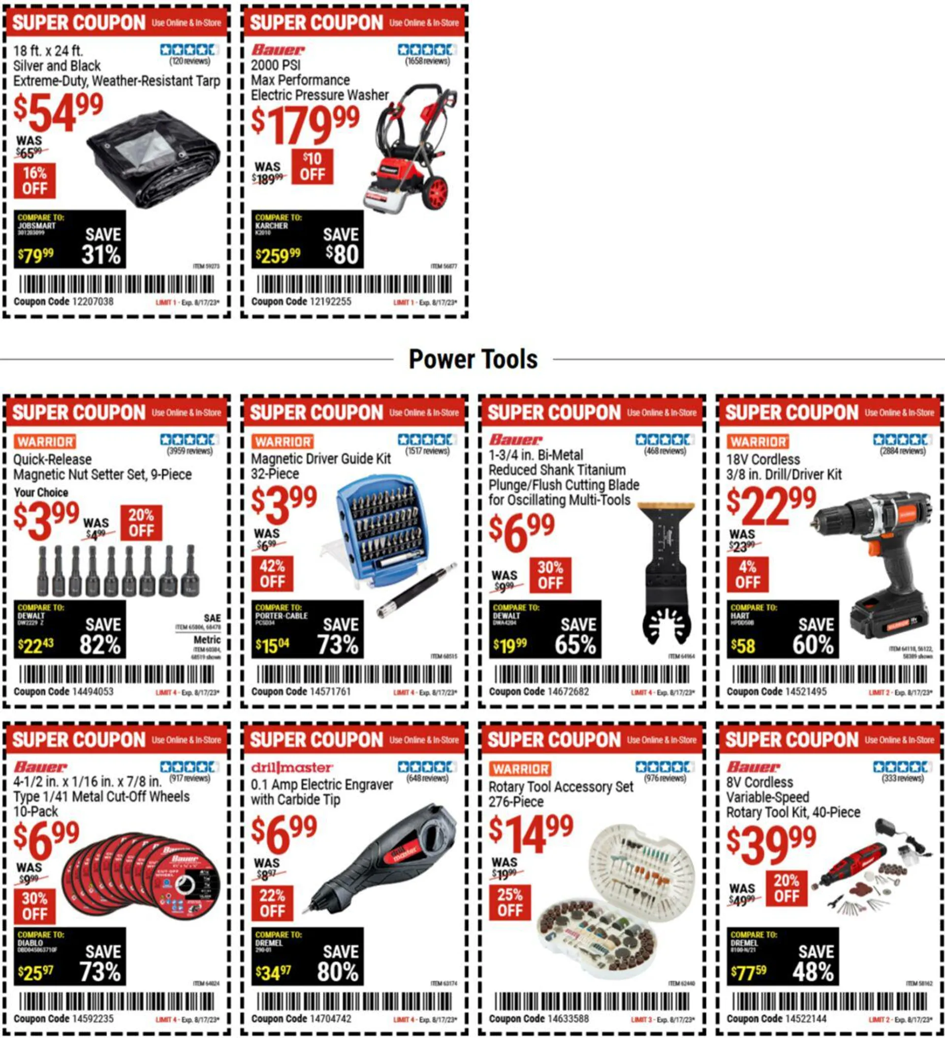 Weekly ad Harbor Freight from August 1 to August 14 2023 - Page 5