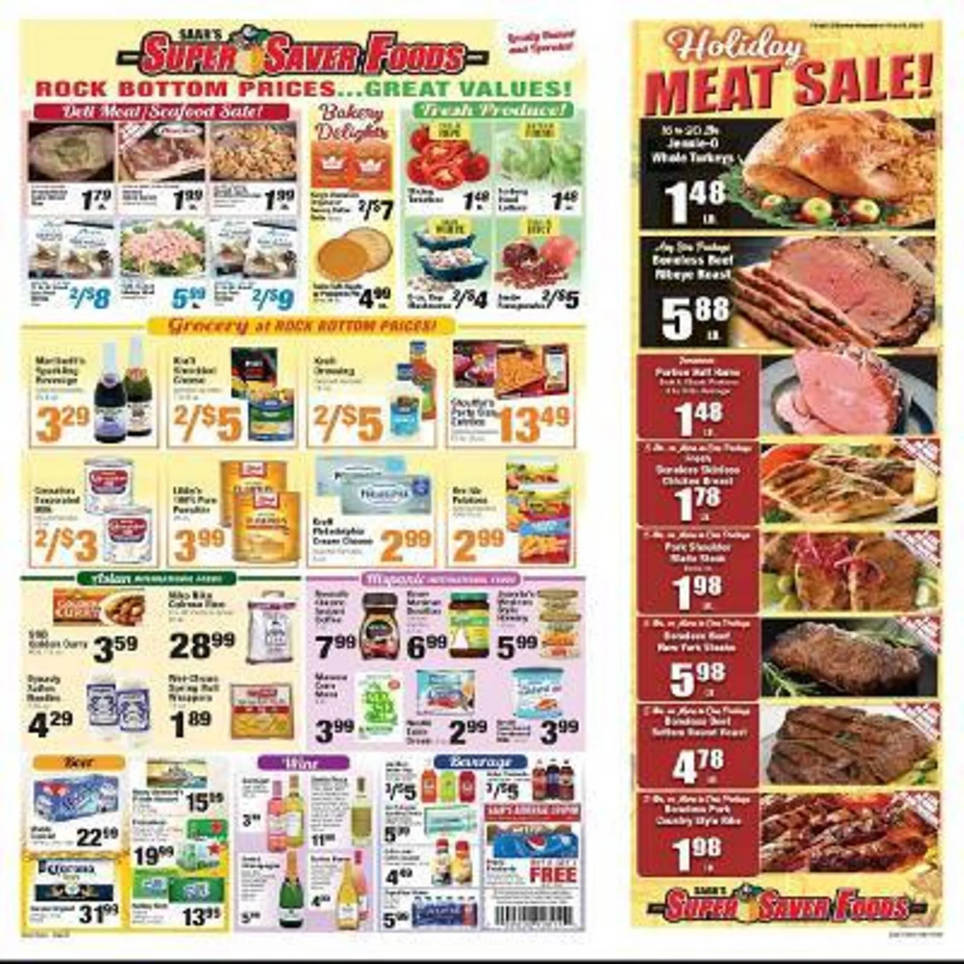 Weekly ad Super Saver Weekly Ad from November 15 to November 23 2023 - Page 1