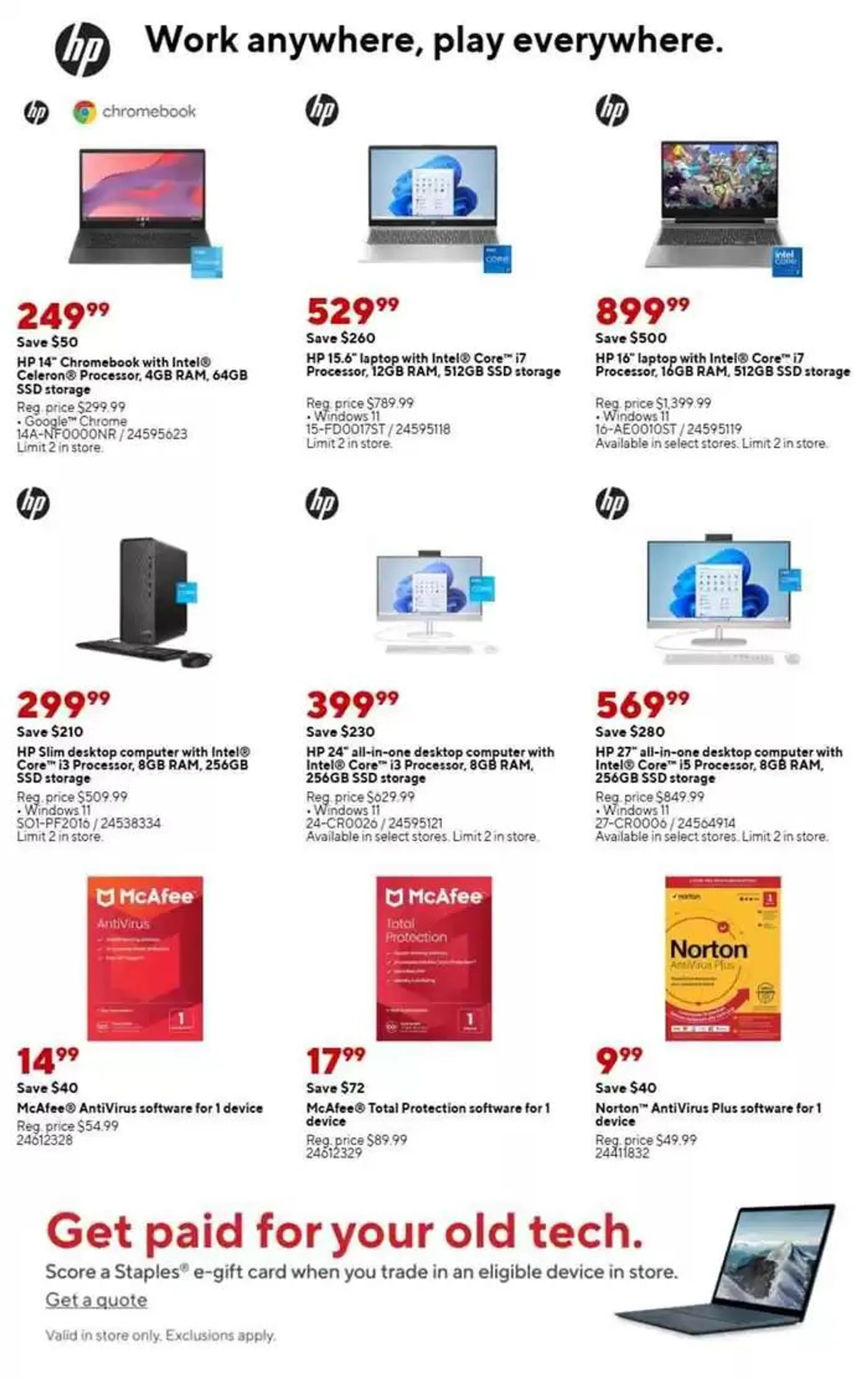 Weekly ad Staples flyer from November 3 to November 9 2024 - Page 16