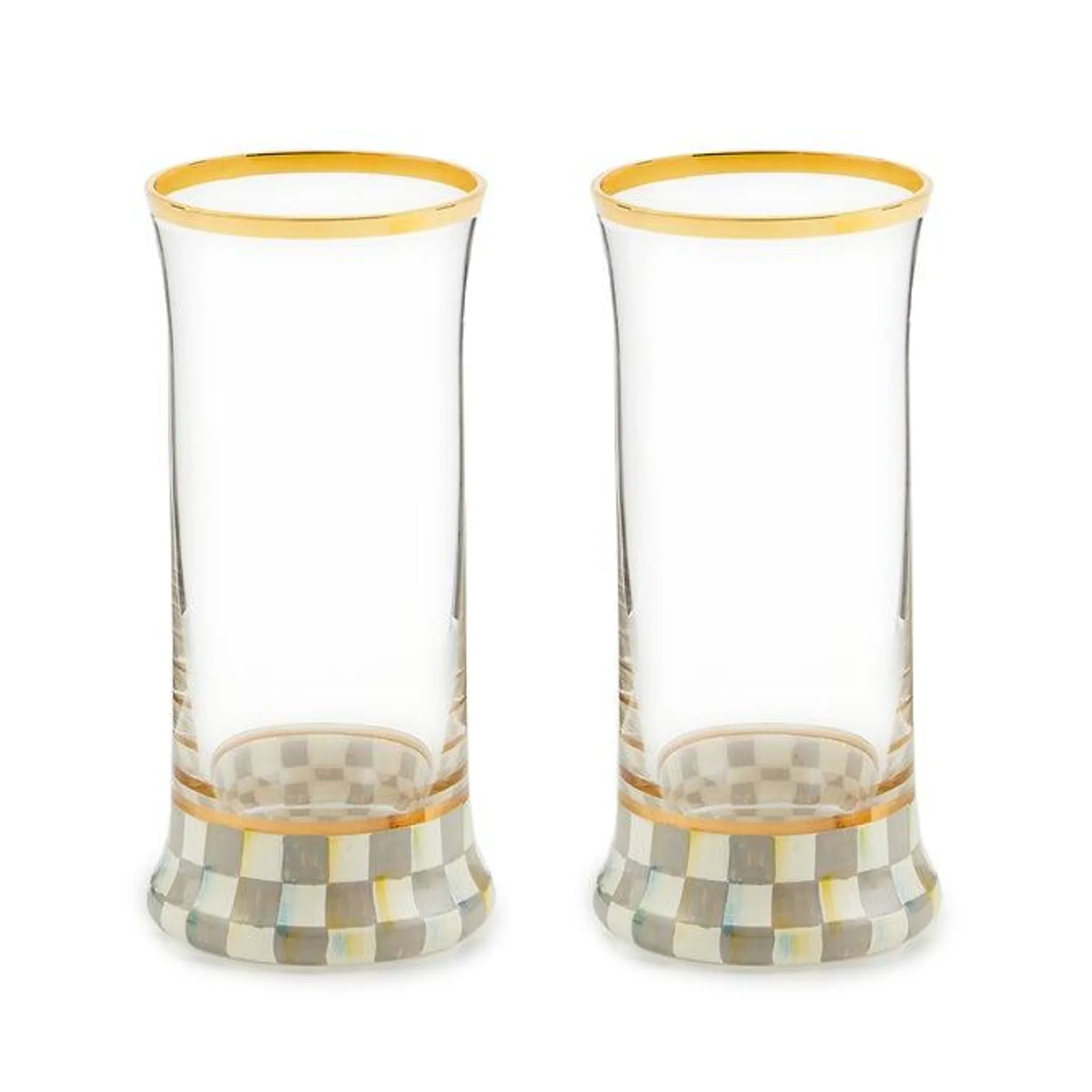 Sterling Check Glassware