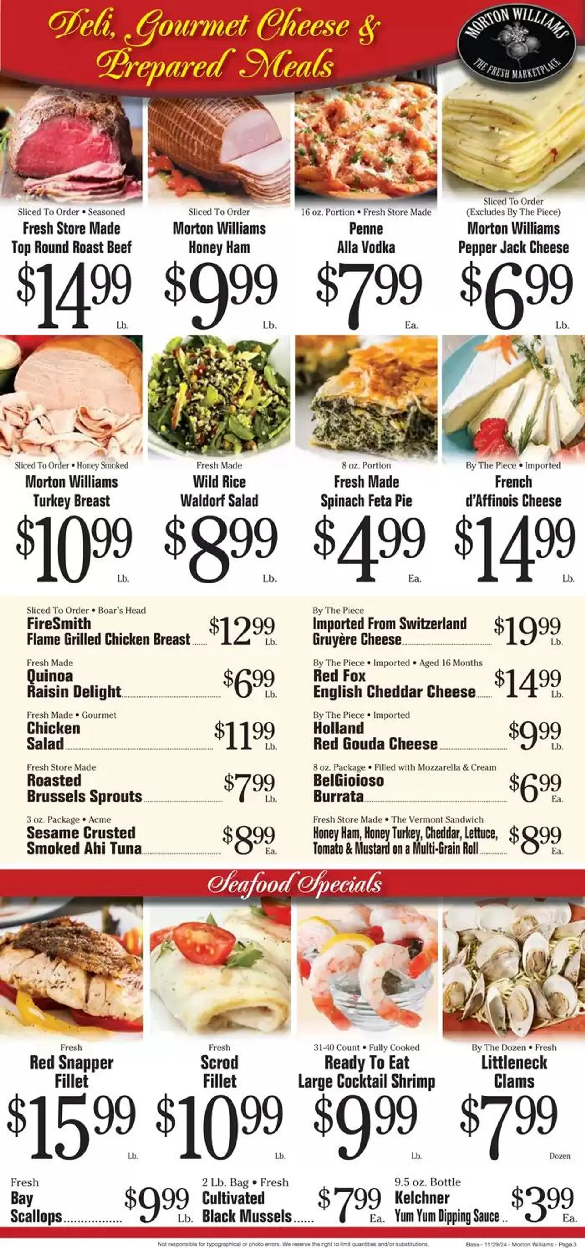 Weekly ad Morton Williams Weekly Specials from November 30 to December 14 2024 - Page 3