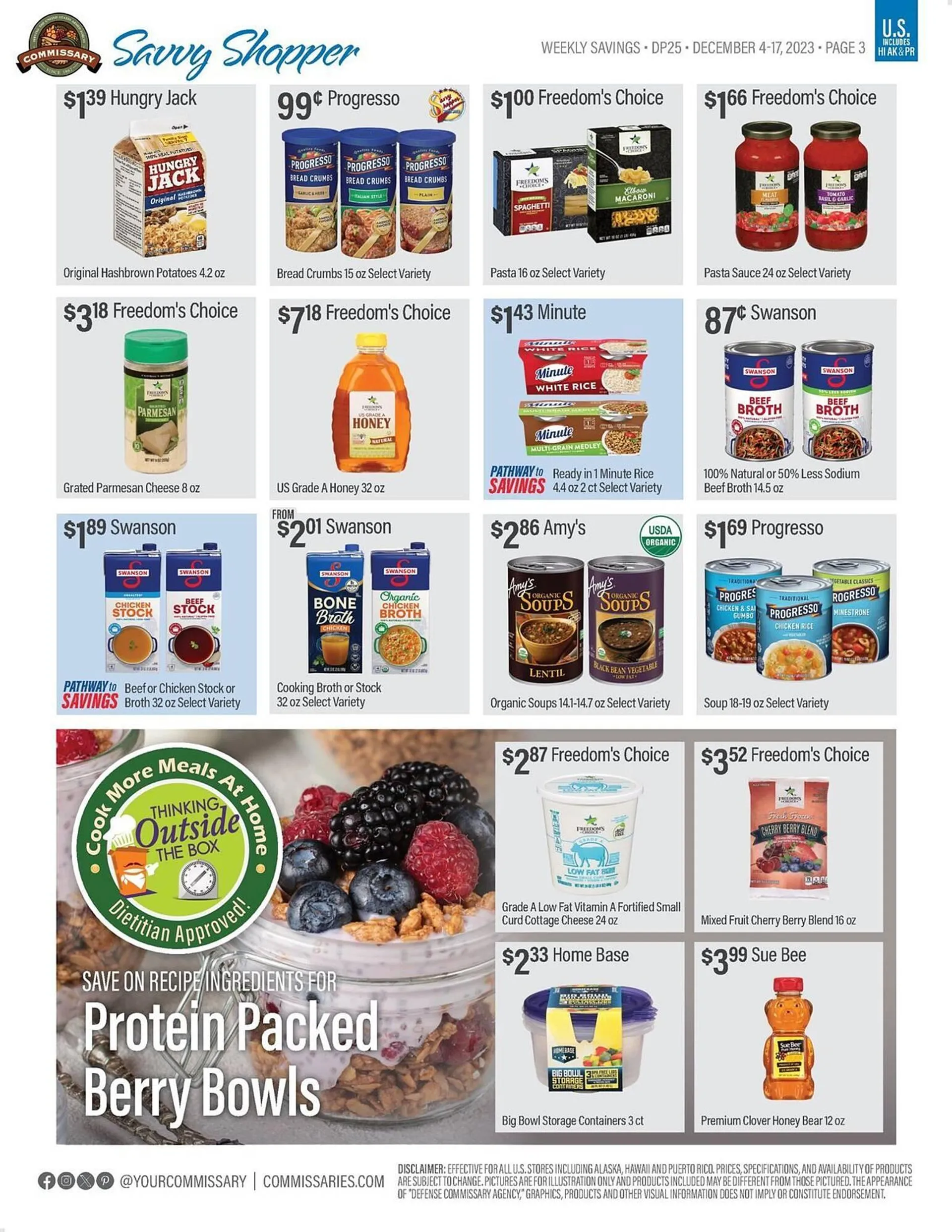 Weekly ad Commissary Weekly Ad from December 4 to December 17 2023 - Page 3