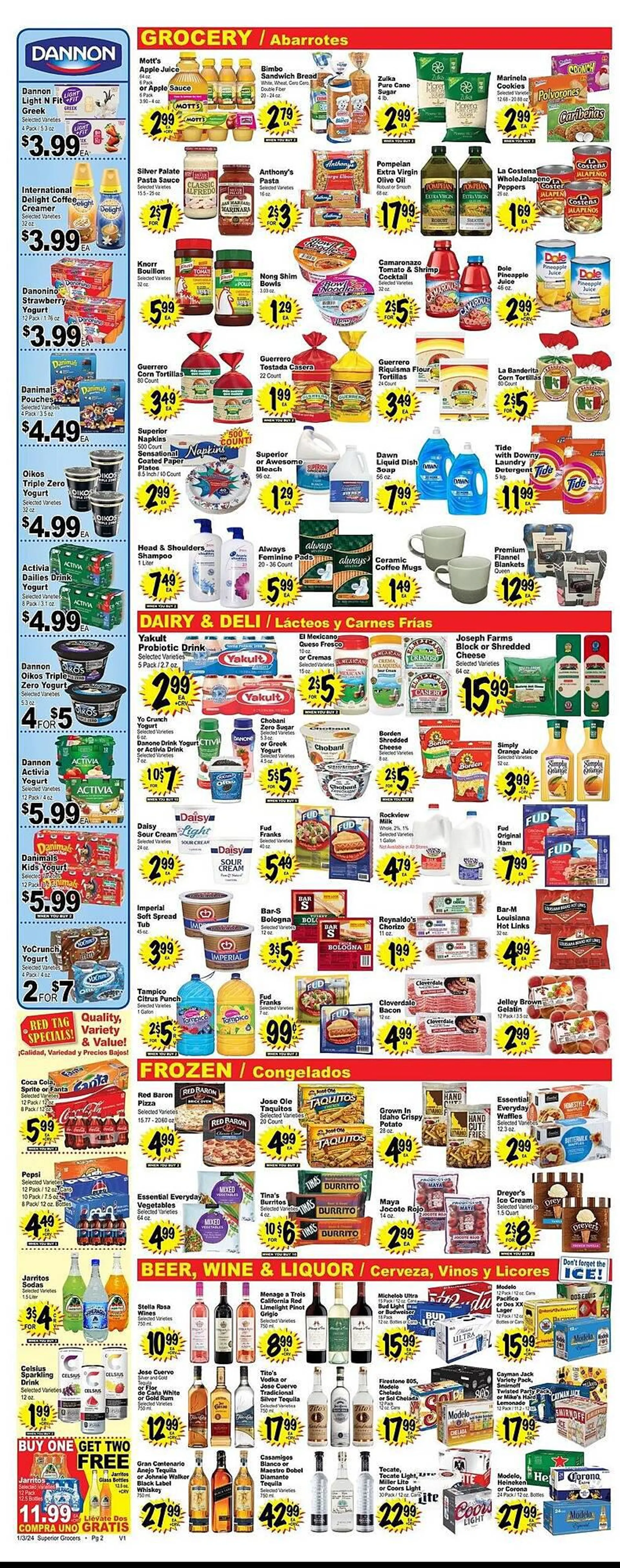 Weekly ad Numero Uno Weekly Ad from January 3 to January 9 2024 - Page 2