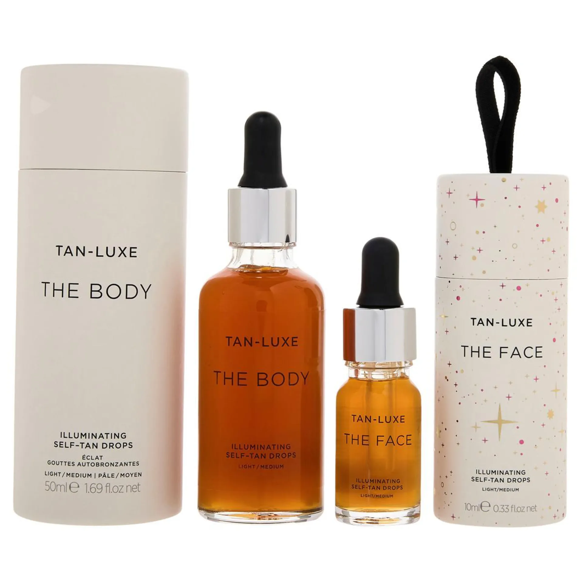 Tan Luxe Face & Body Self Tanning Drops Set