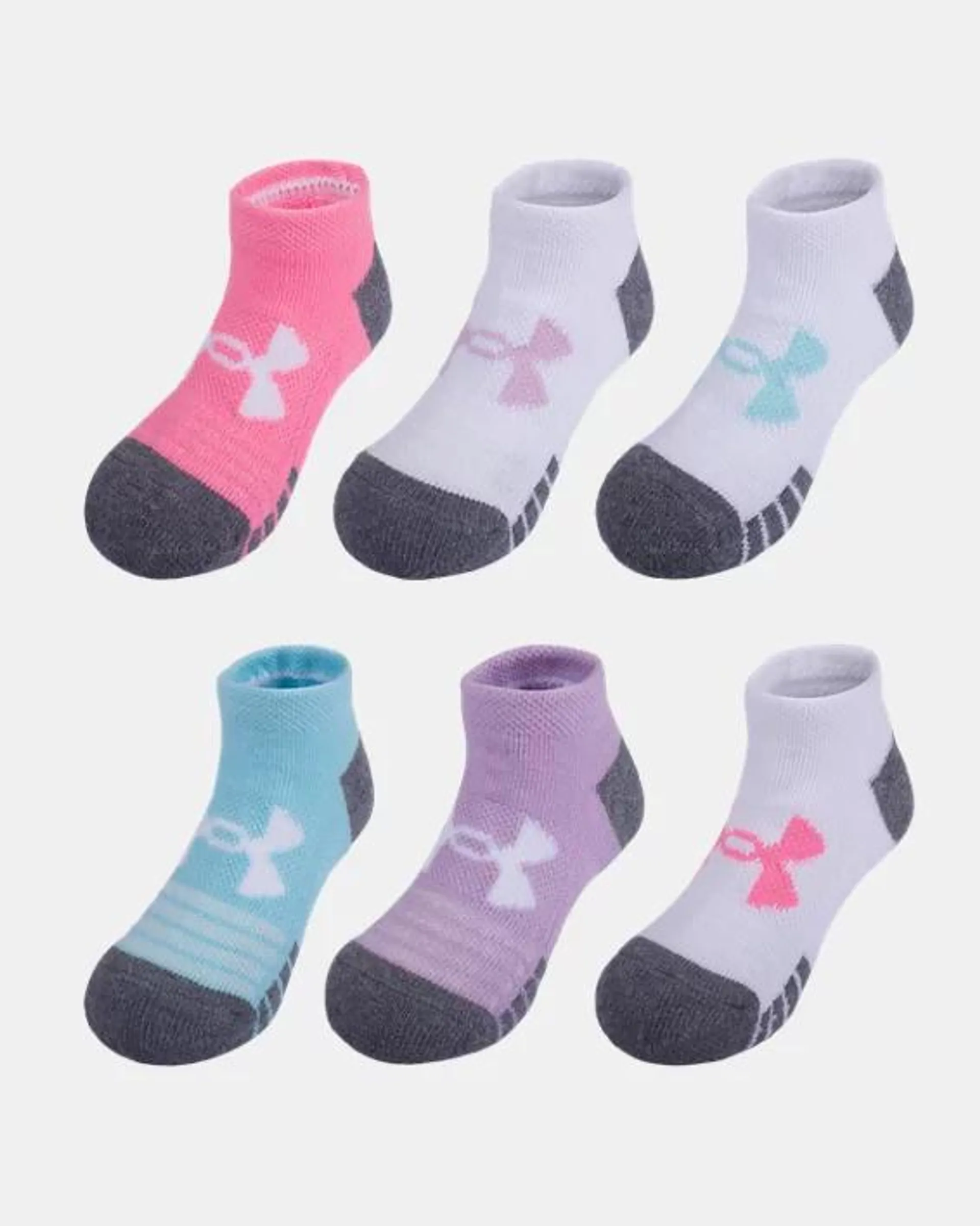 Girls' Infant-Toddler UA Performance Tech 6-Pack Socks