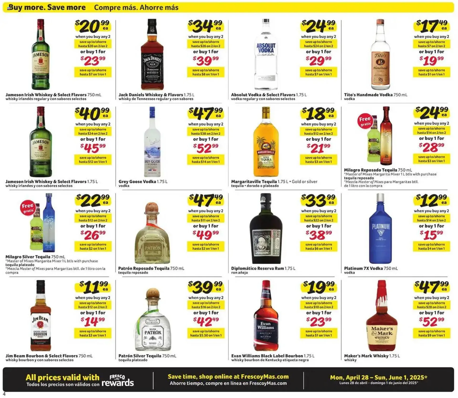 Weekly ad Fresco y Más Weekly Ad from April 28 to June 1 2025 - Page 4