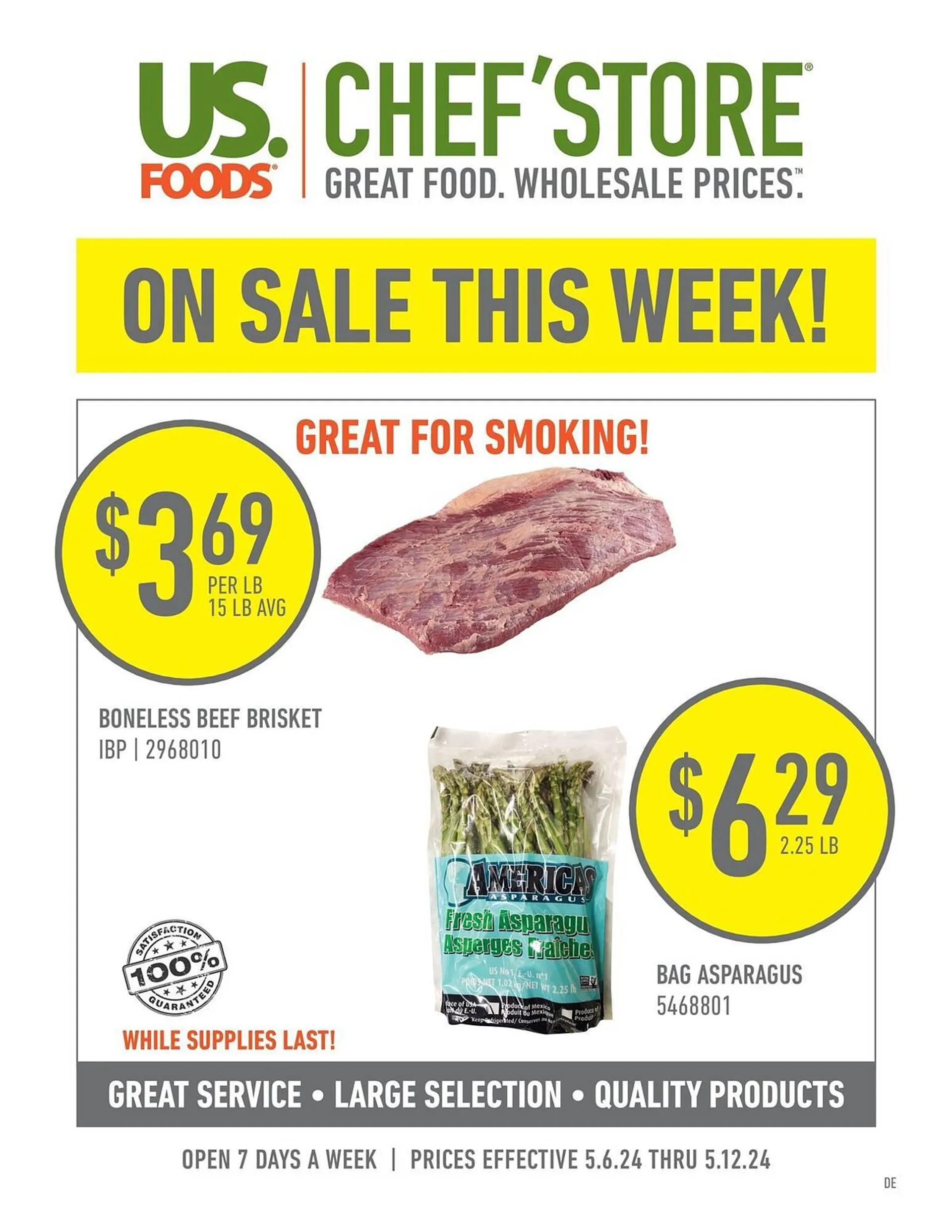 US Foods Chefs Store Weekly Ad - 1