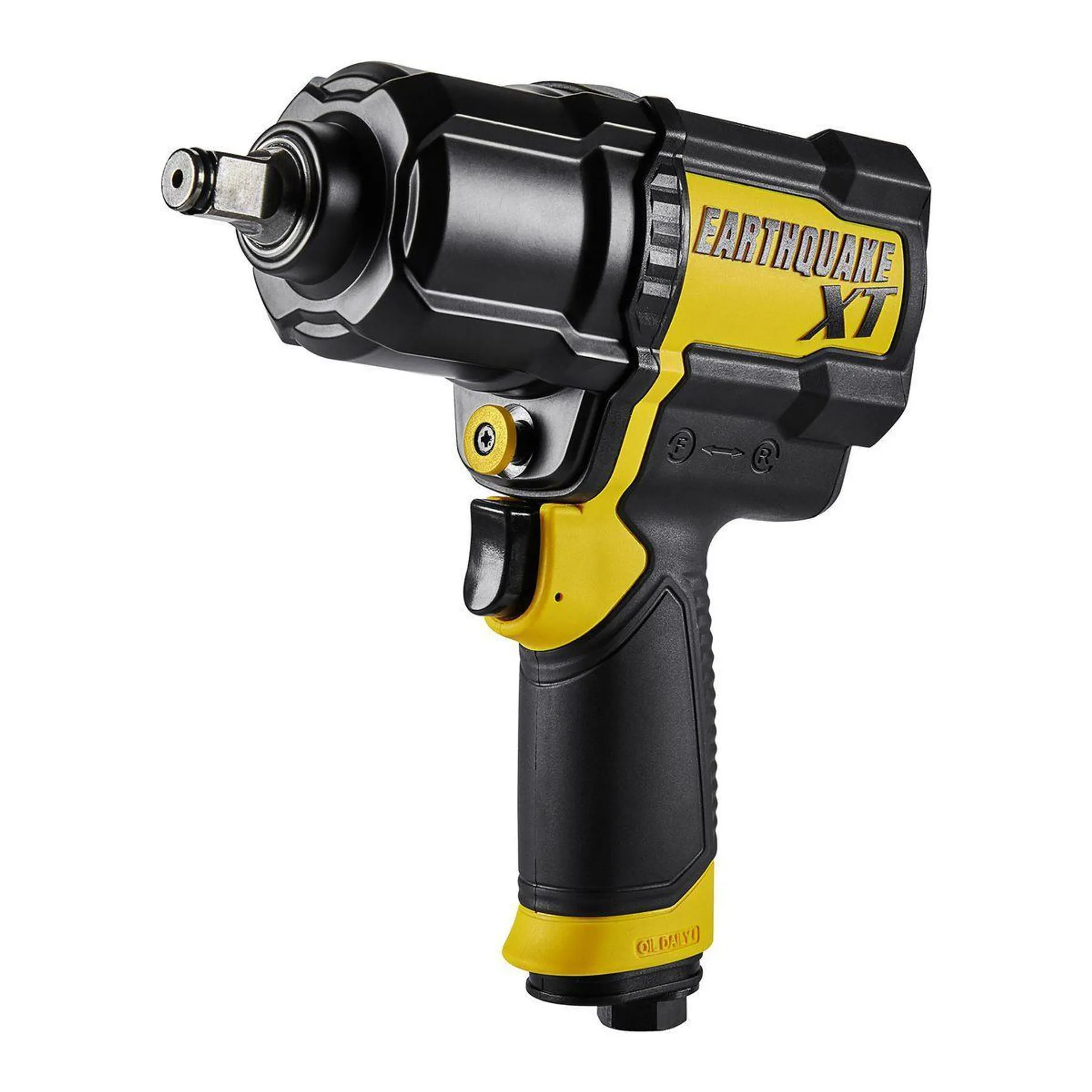 EARTHQUAKE XT 1/2 in. Composite Air Impact Wrench, Twin Hammer, 1200 ft. lbs. , Yellow