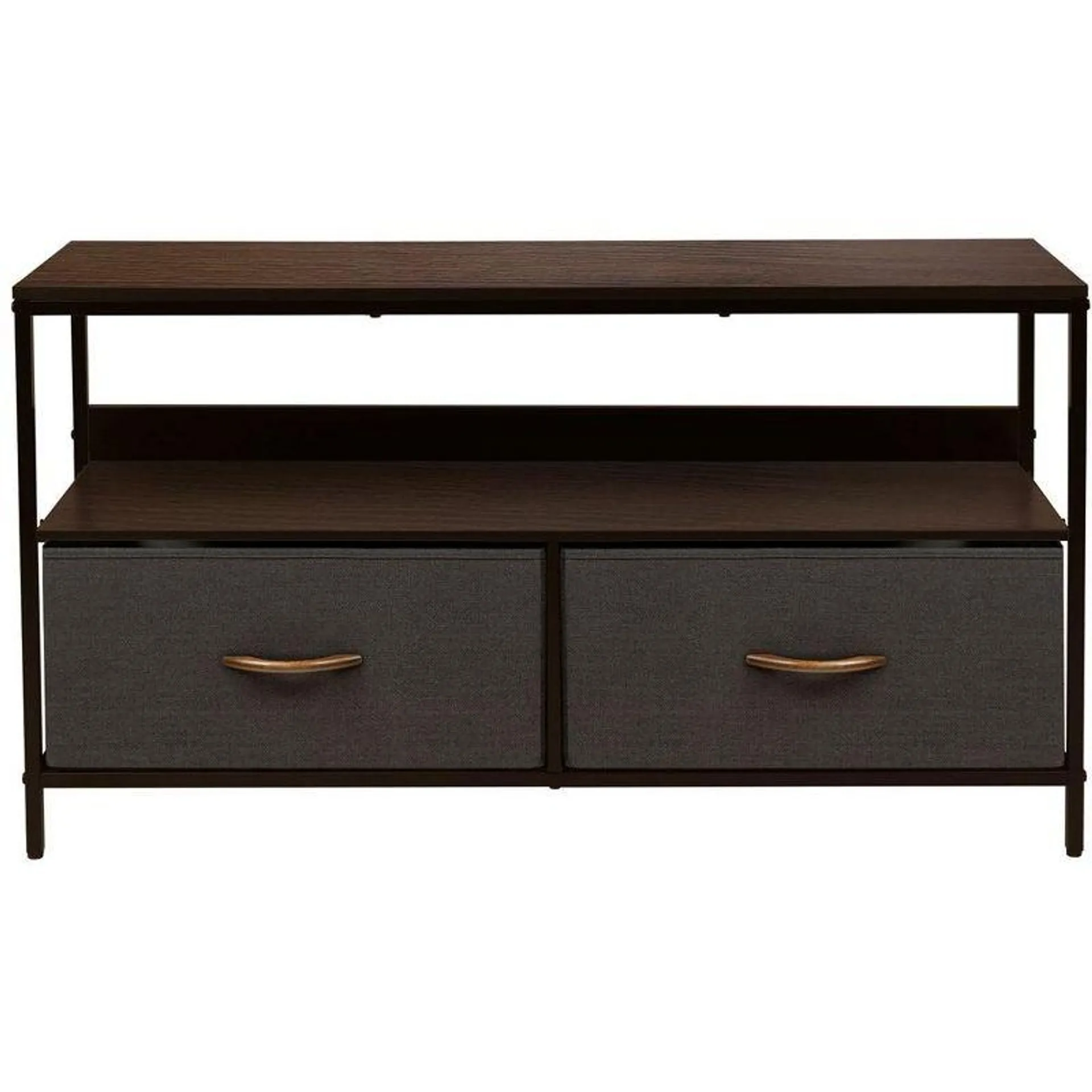 Sorbus 2 Drawer TV Stand Dresser with Wood Top