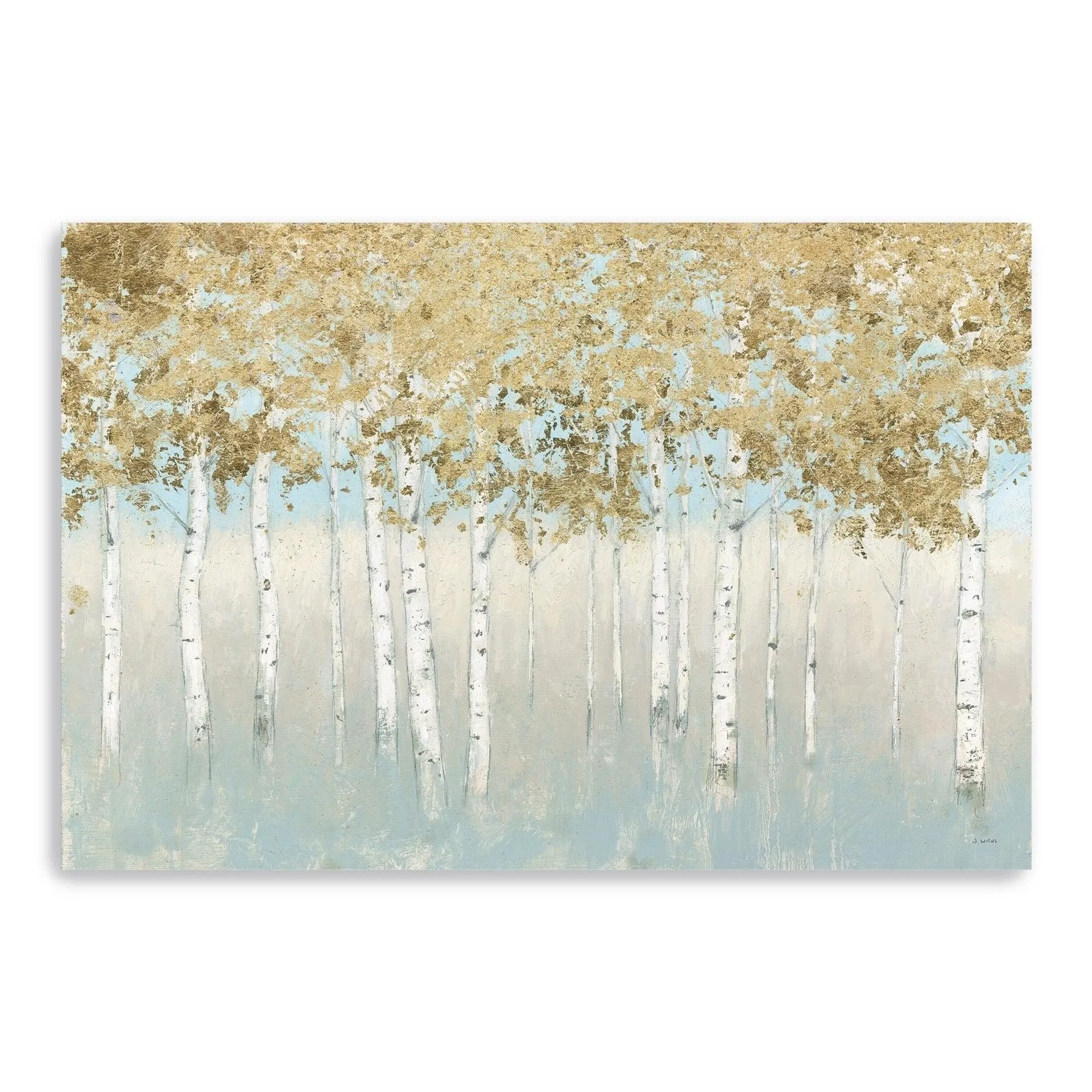 Shimmering Forest Canvas Giclee Wall Art