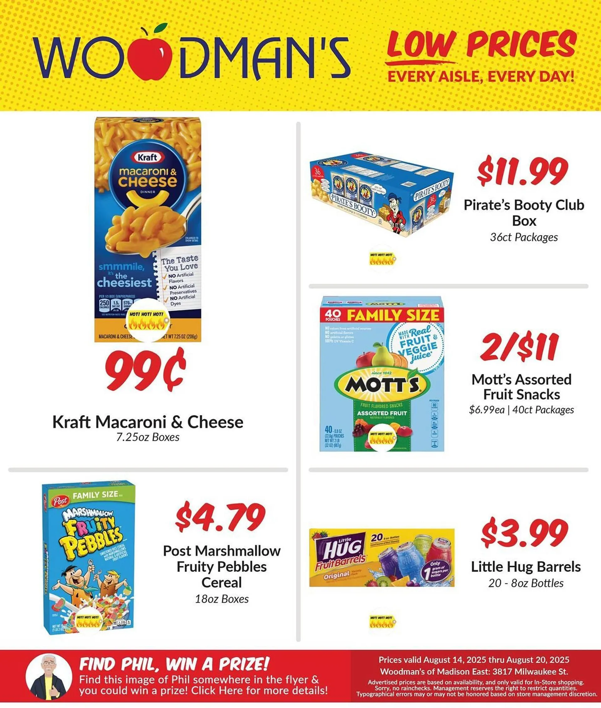 Weekly ad Woodman's Weekly Ad from August 14 to August 20 2025 - Page 1