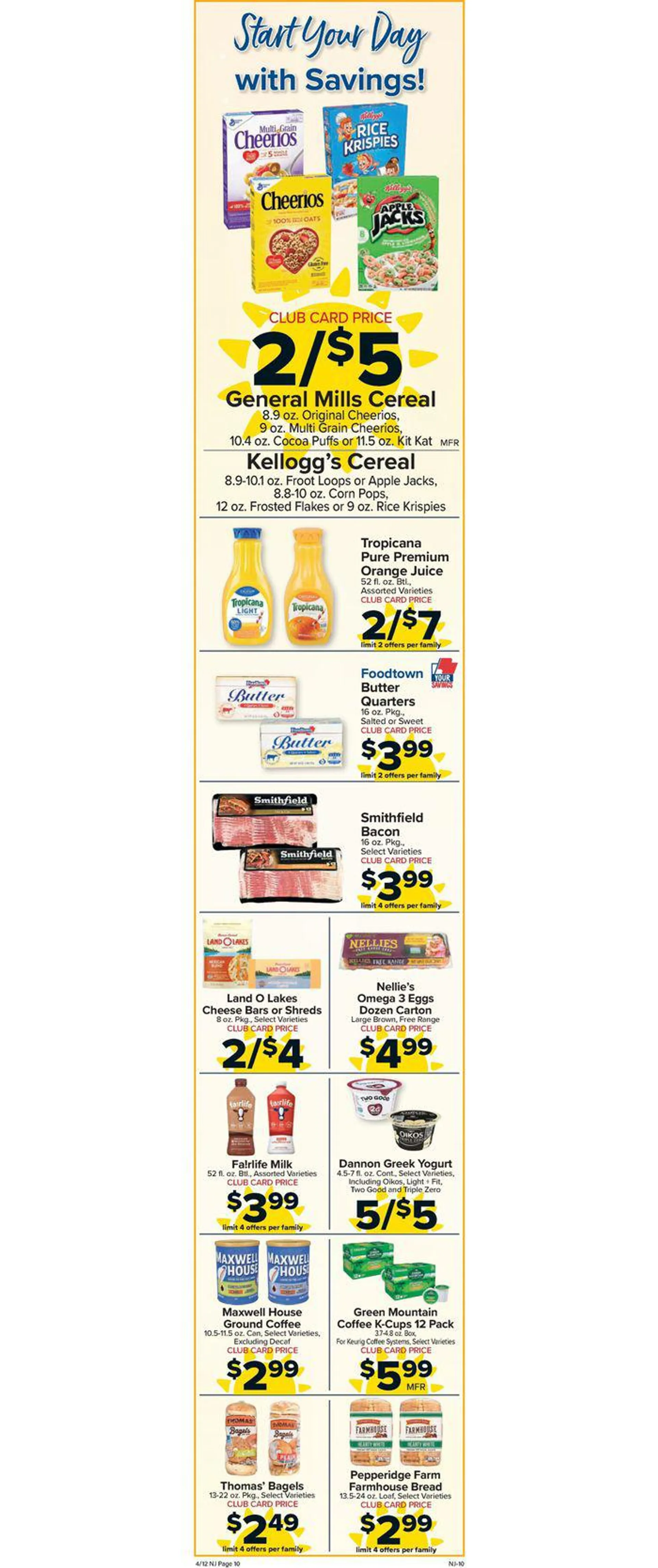 Weekly ad Start Your Day With Savings from April 12 to April 18 2024 - Page 