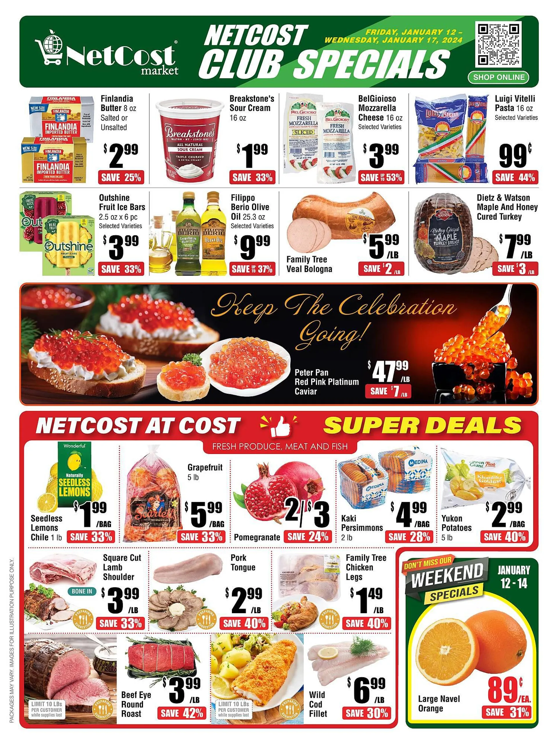 Weekly ad NetCost Market Weekly Ad from January 12 to January 17 2024 - Page 