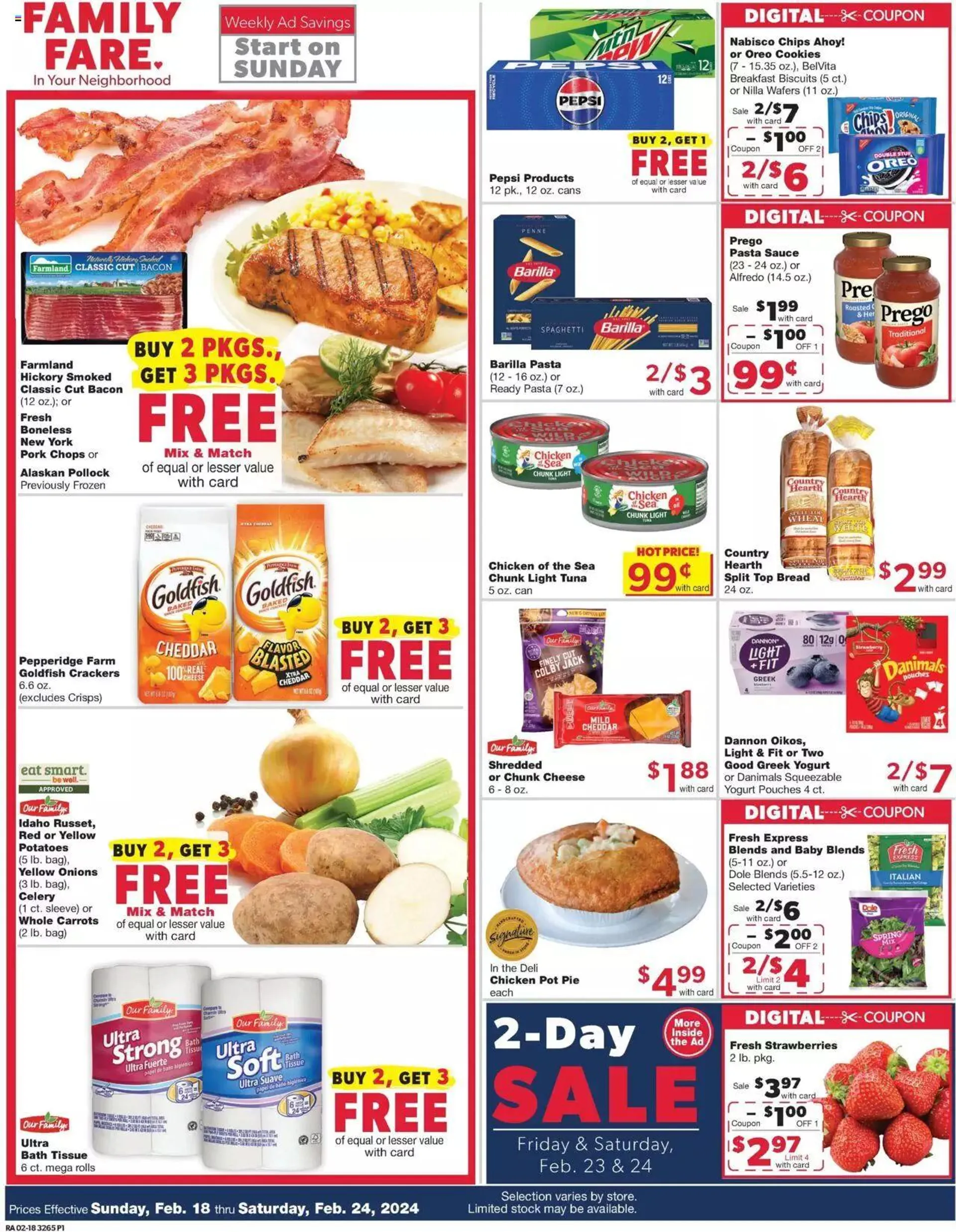 Weekly ad Family Fare - Next Ad - SD from February 18 to February 24 2024 - Page 