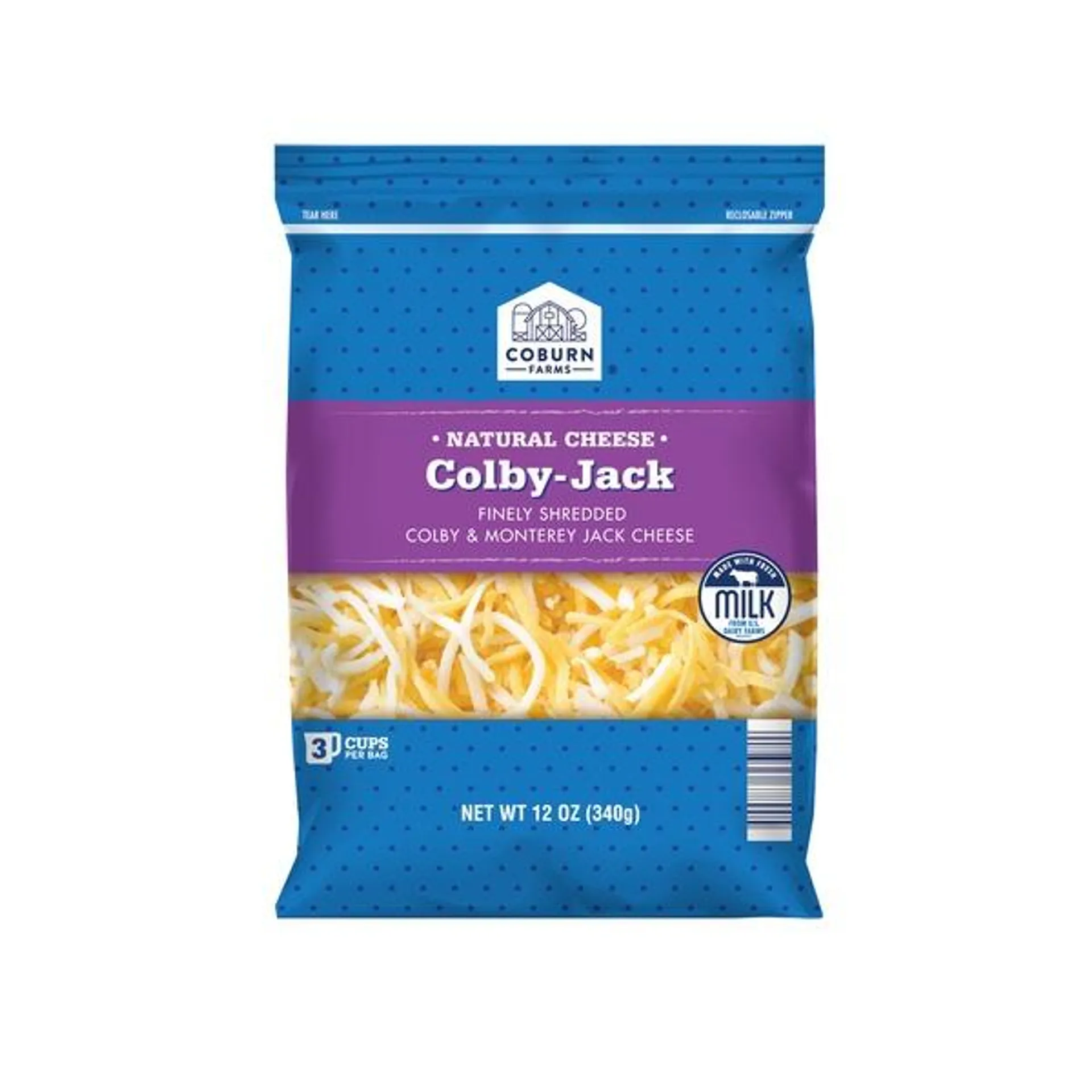 Coburn Farms Colby Jack Fancy Shreds