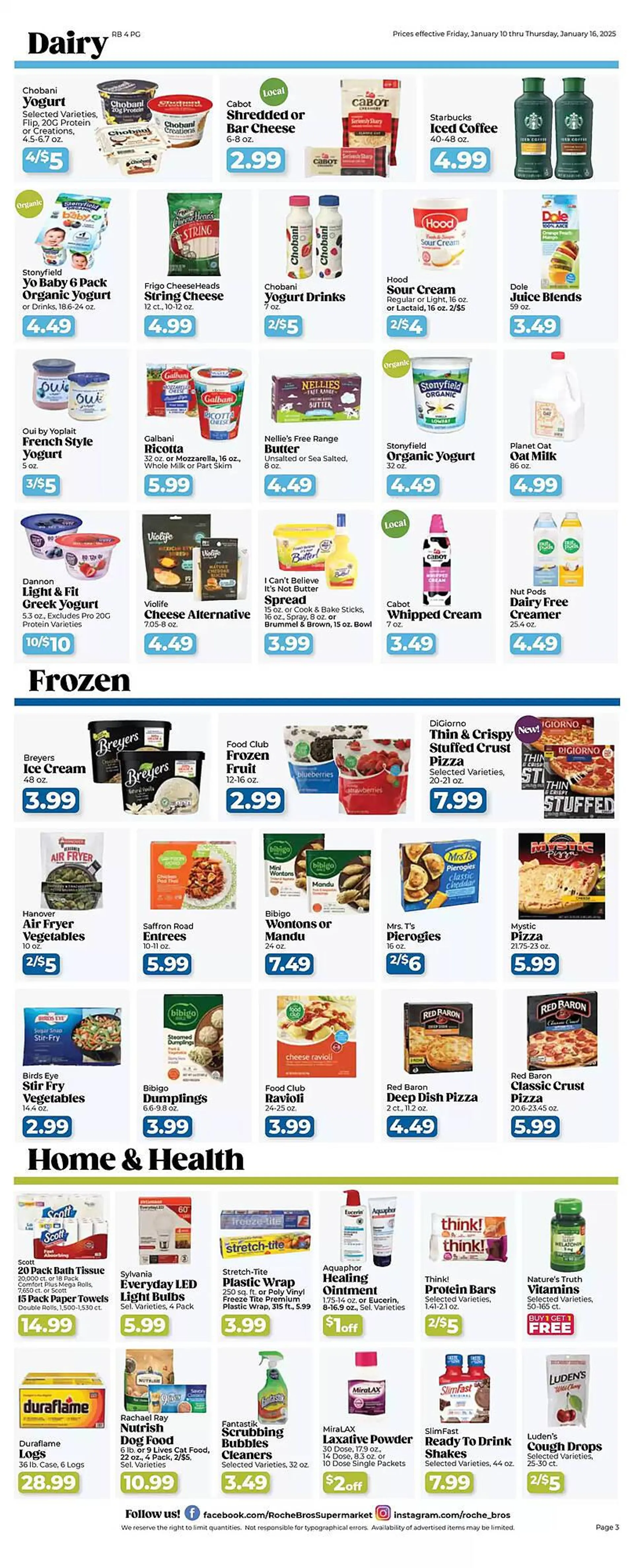 Weekly ad Roche Bros Weekly Ad from January 10 to January 16 2025 - Page 3