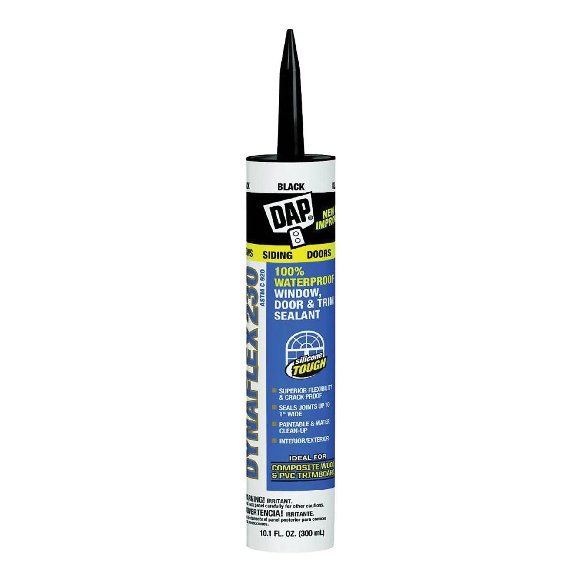 18280 Premium Sealant, Black, 1 day Curing, 40 to 100 deg F, 10.1 oz Cartridge