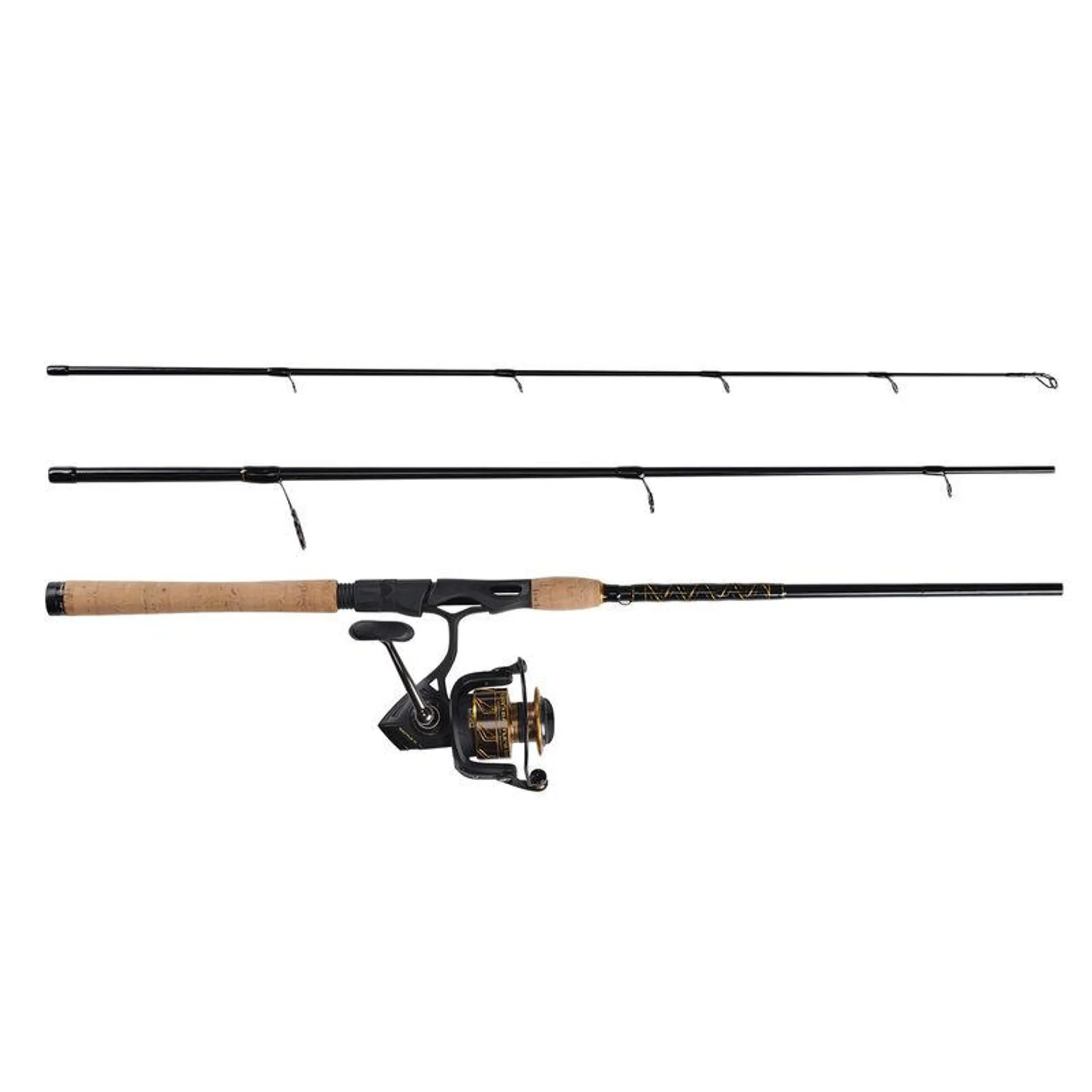 7' Battle III 4000 3-Piece Travel Spinning Combo