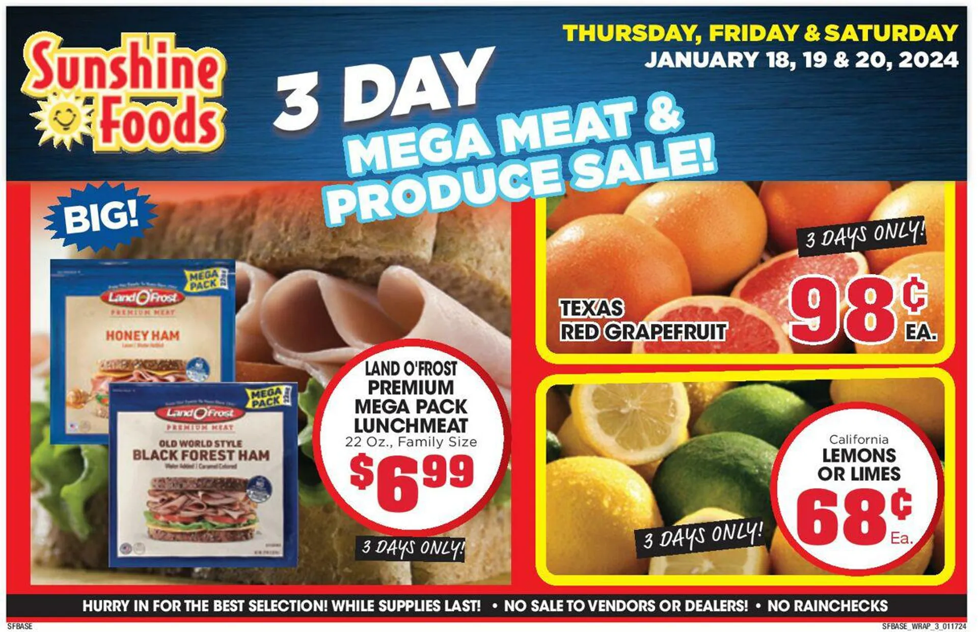 Weekly ad Sunshine Foods from January 17 to January 23 2024 - Page 11