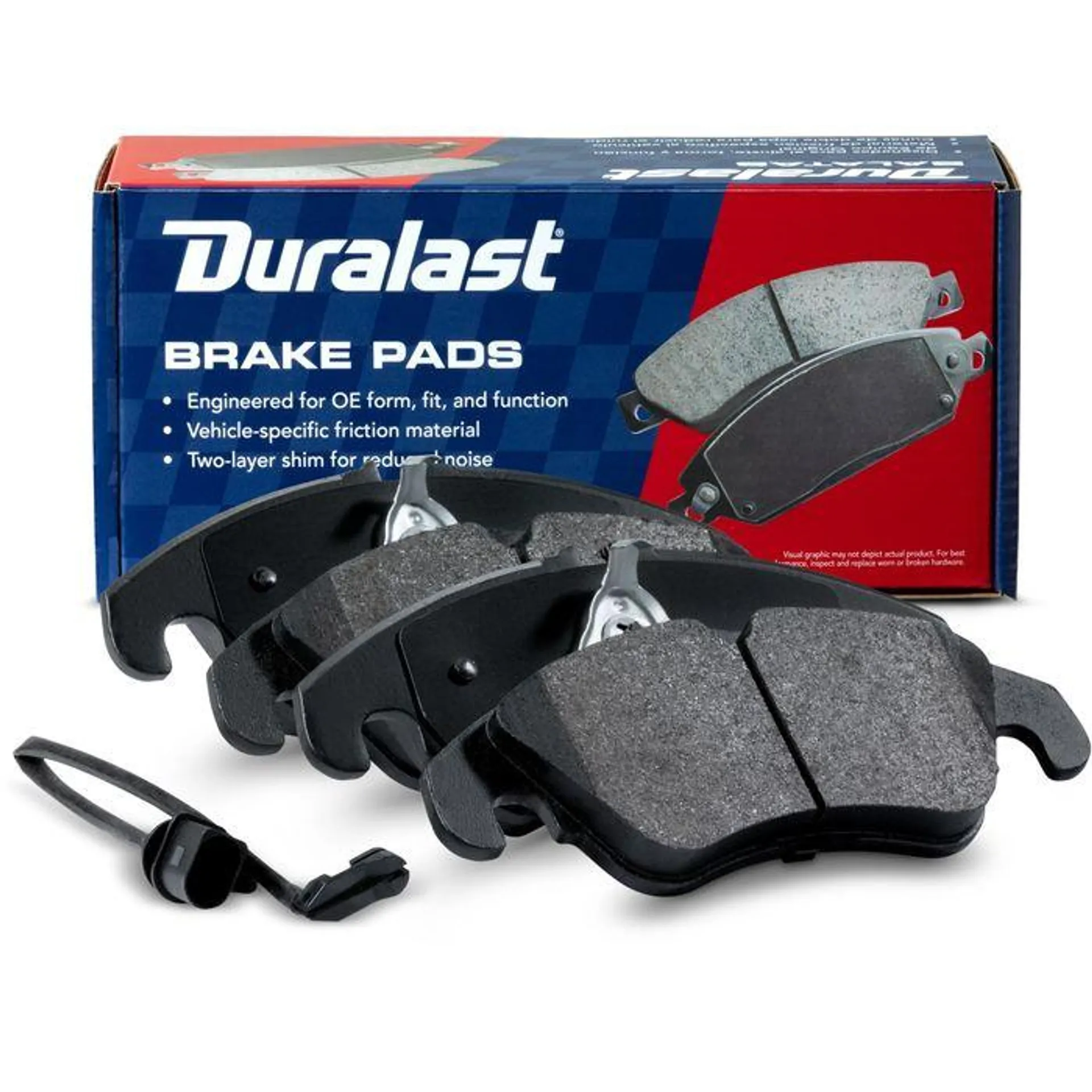 Duralast Semi-metallic Disc Brake Pad Set MKD1322