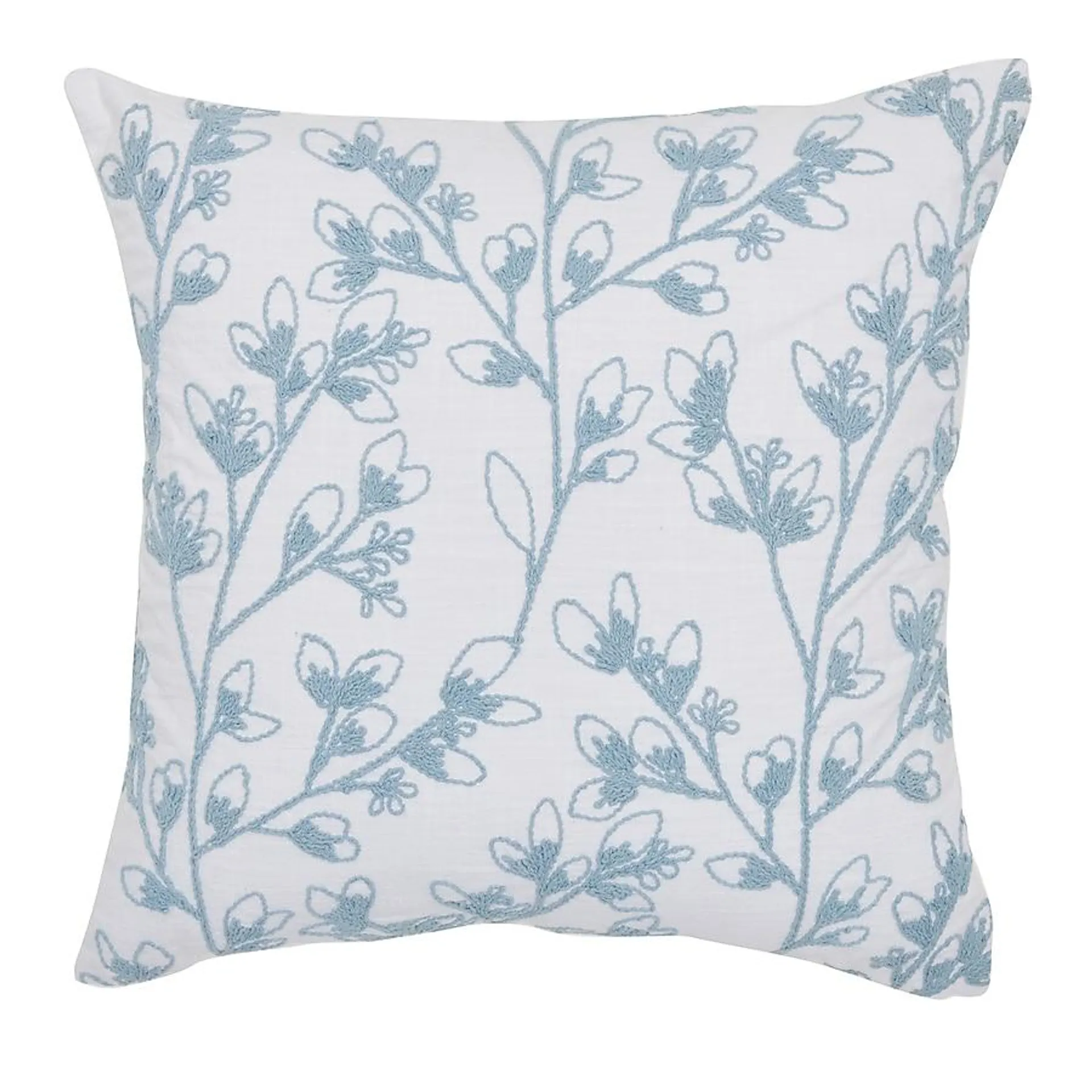 allen + roth 20-in x 20-in Light Blue Indoor Decorative Pillow