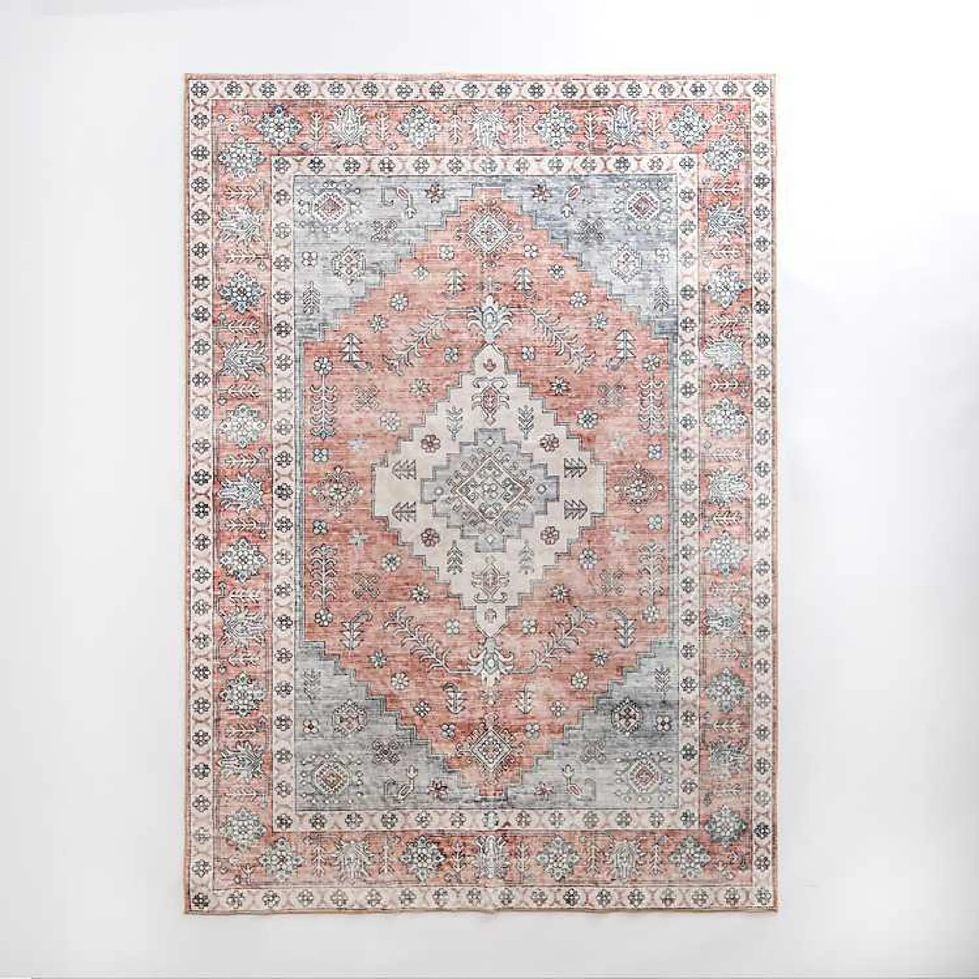 Kelly Traditional Washable Area Rug, 5x8