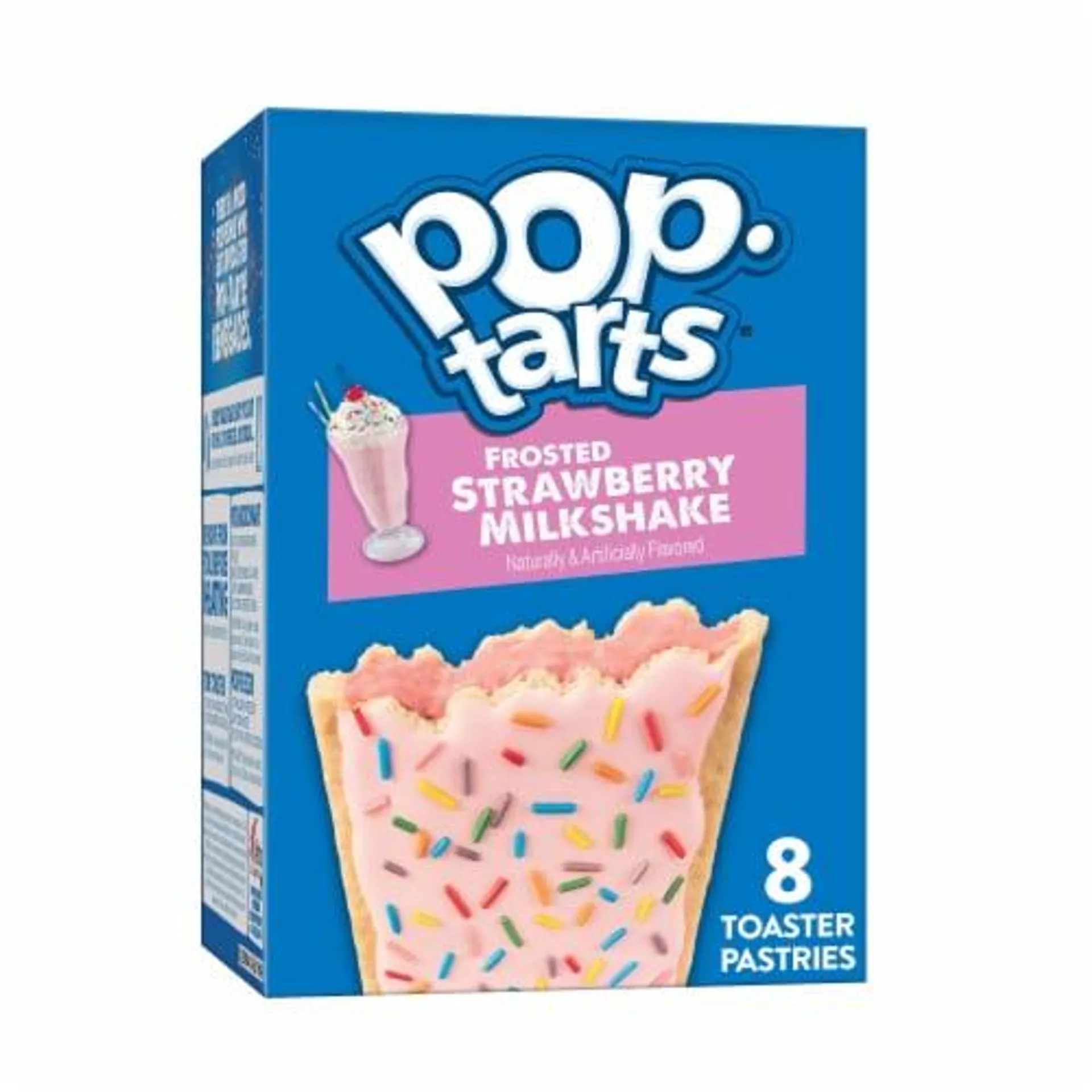 Kellogg's Pop-Tarts Frosted Strawberry Milkshake Toaster Pastries