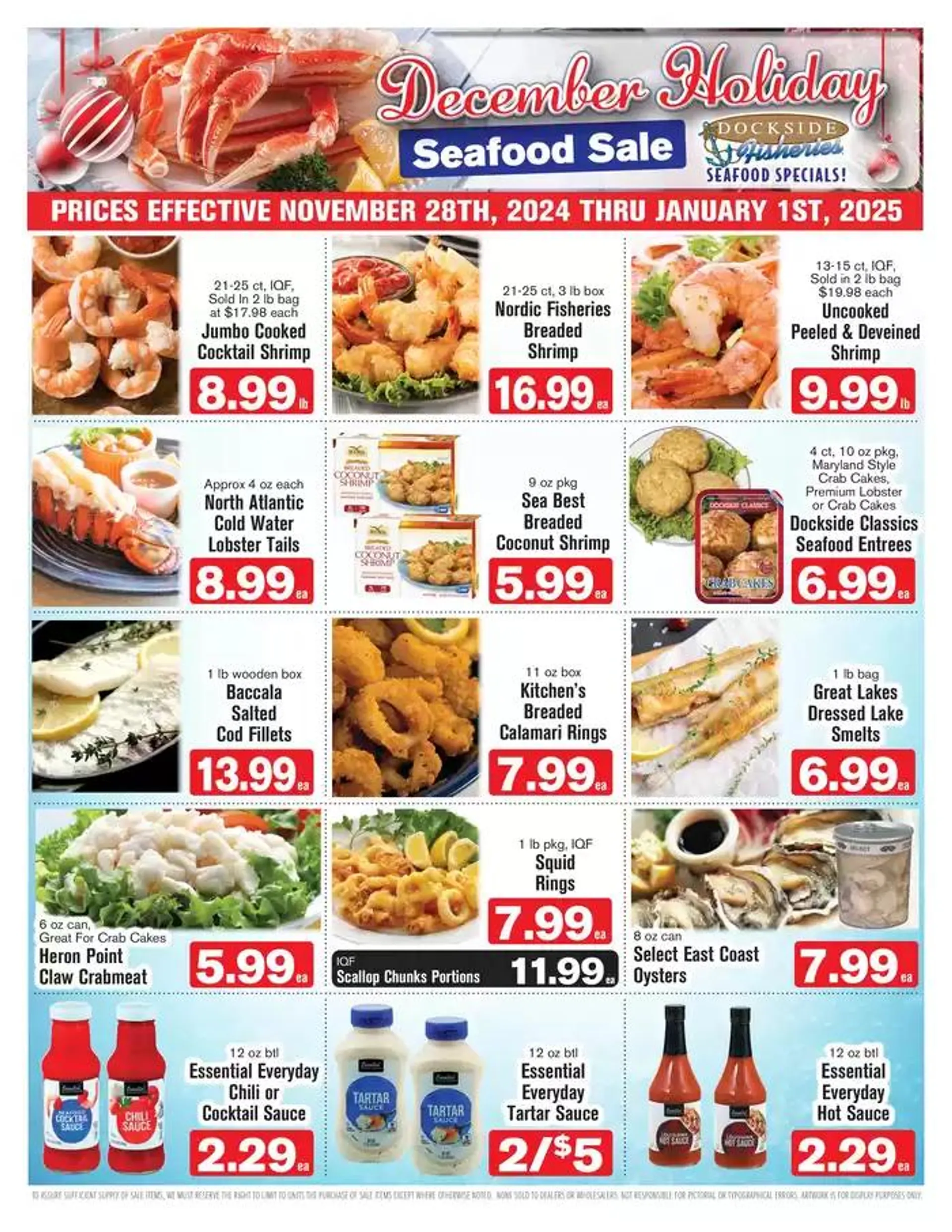 Weekly ad Shop 'n Save December Seafood Flyer from December 19 to January 2 2025 - Page 2