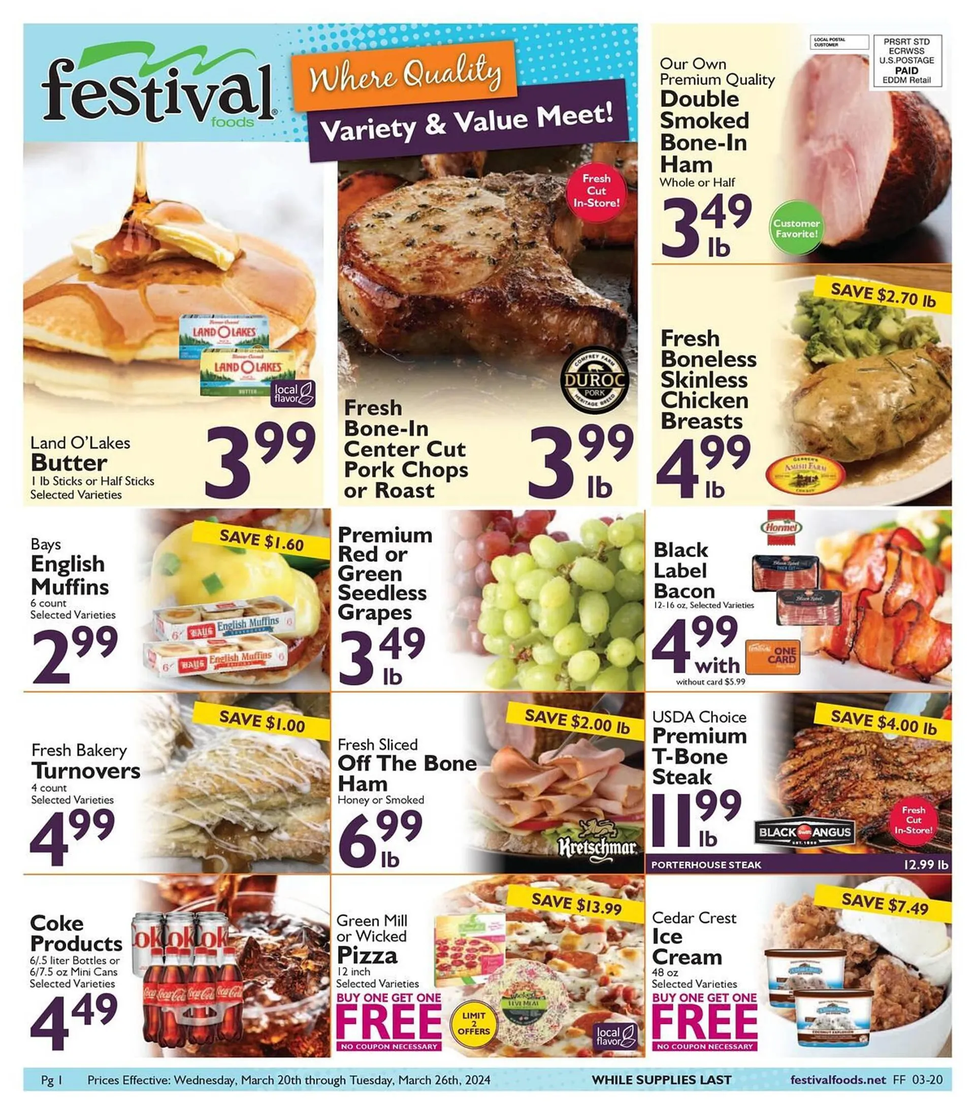 Weekly ad Festival Foods Weekly Ad from March 20 to March 26 2024 - Page 