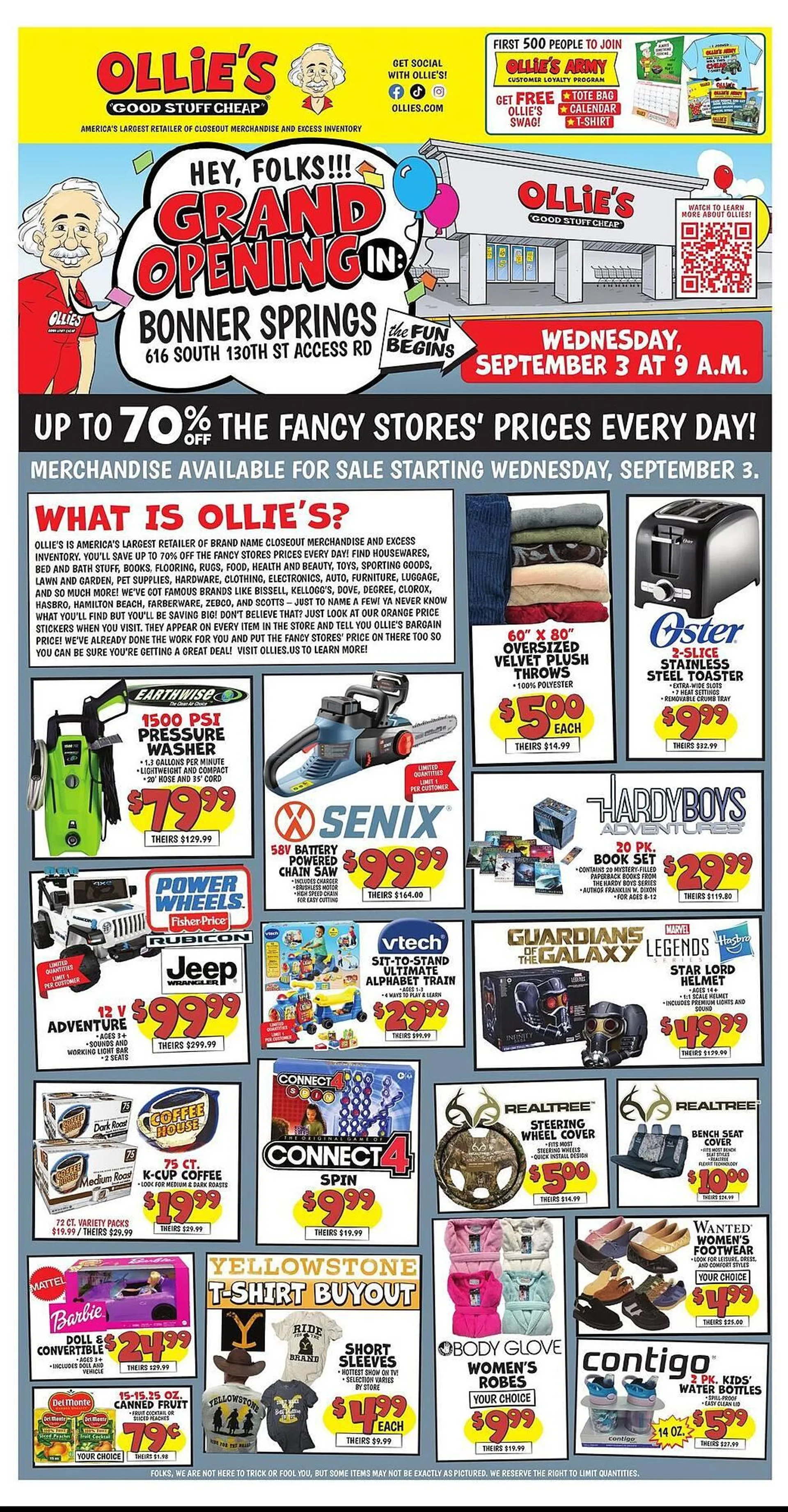 Weekly ad Ollie's Weekly Ad from September 3 to October 10 2025 - Page 1