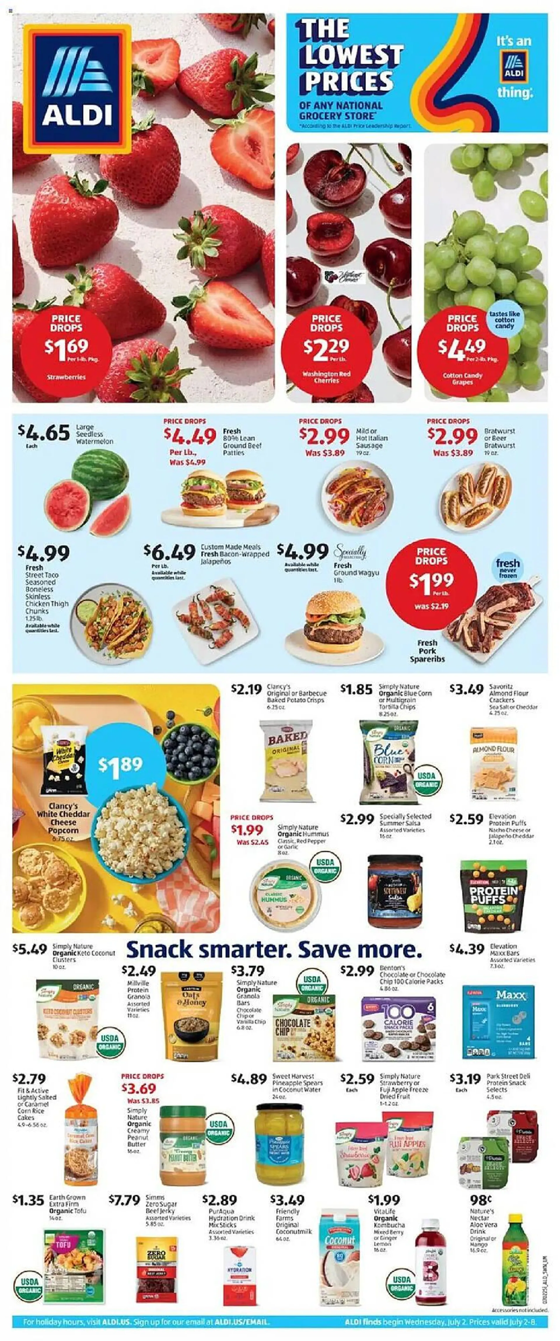 Weekly ad Aldi Weekly Ad from July 2 to July 9 2025 - Page 1