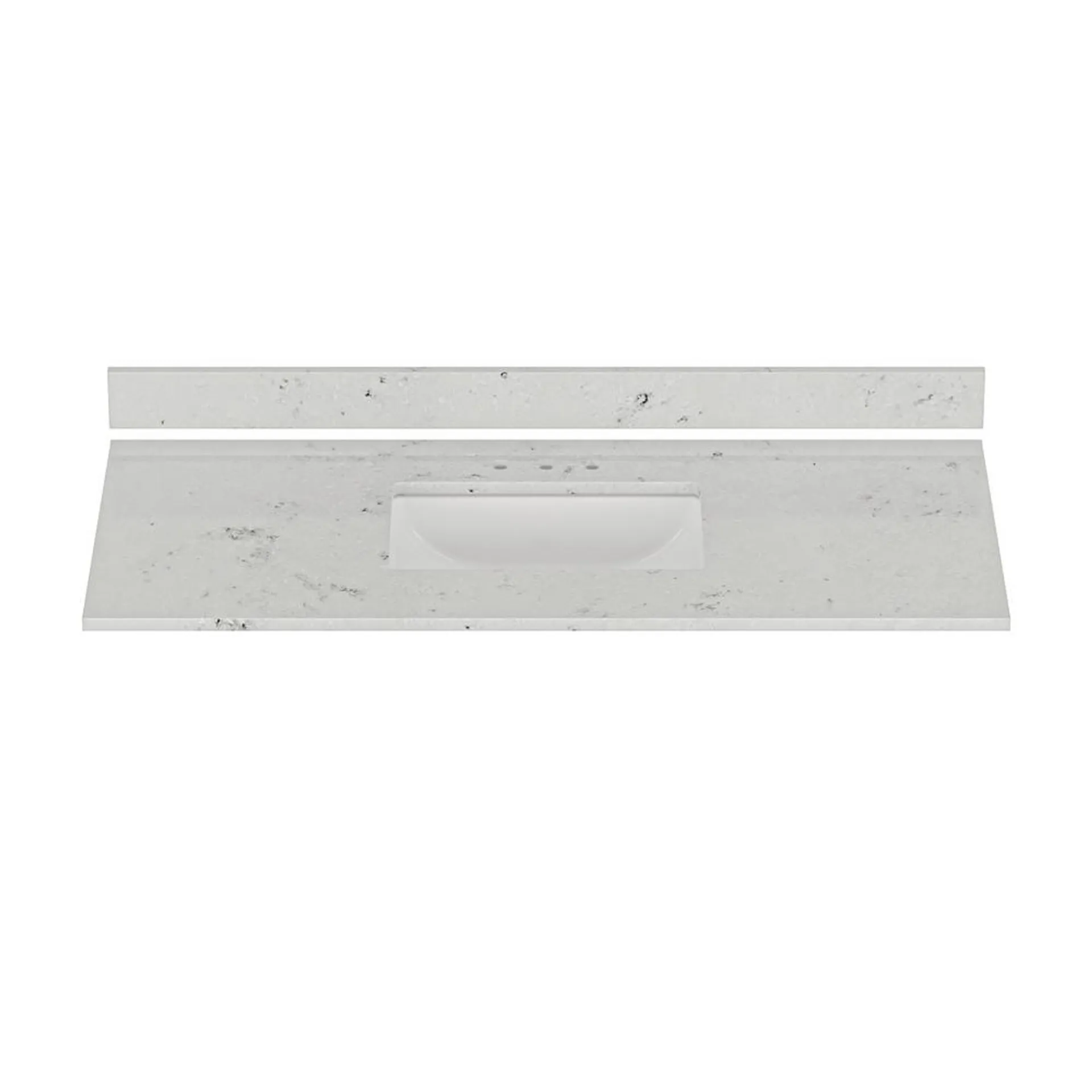 MagickWoods Elements 49"W x 22"D Arctic Stone Cultured Marble Vanity Top with Rectangular Undermount Bowl