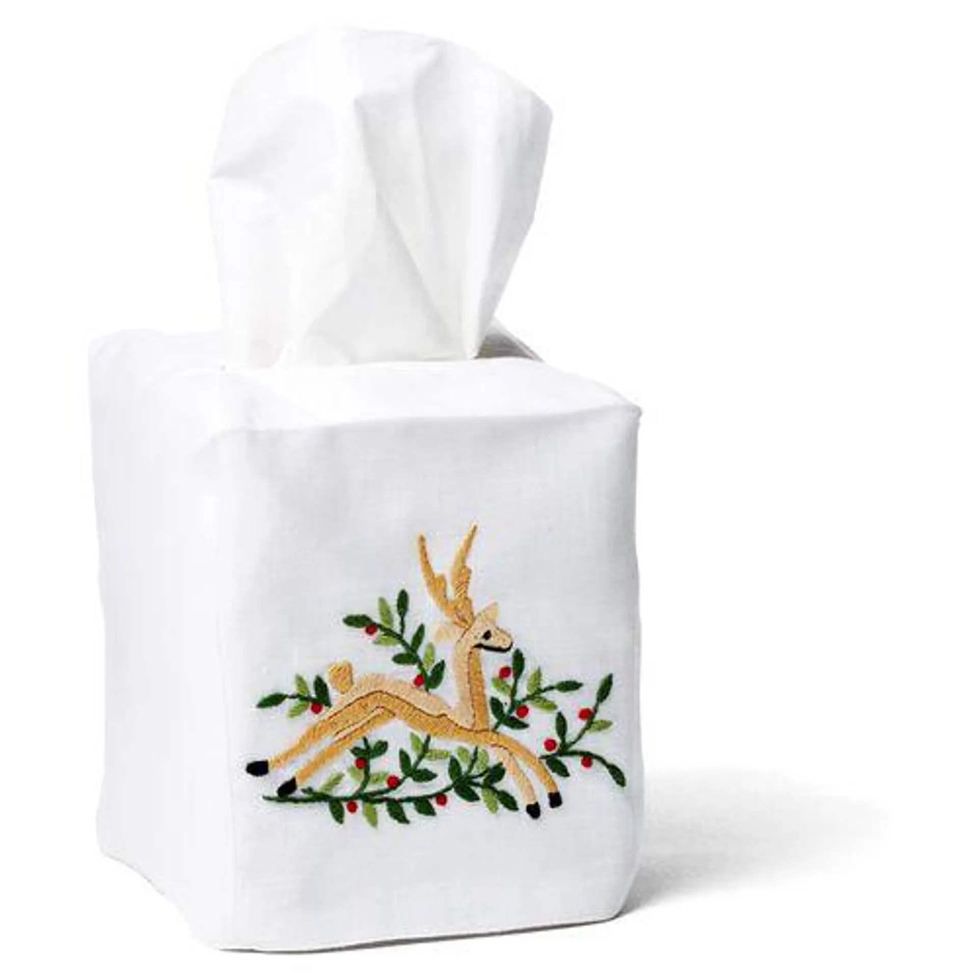 Reindeer Linen Tissuebox