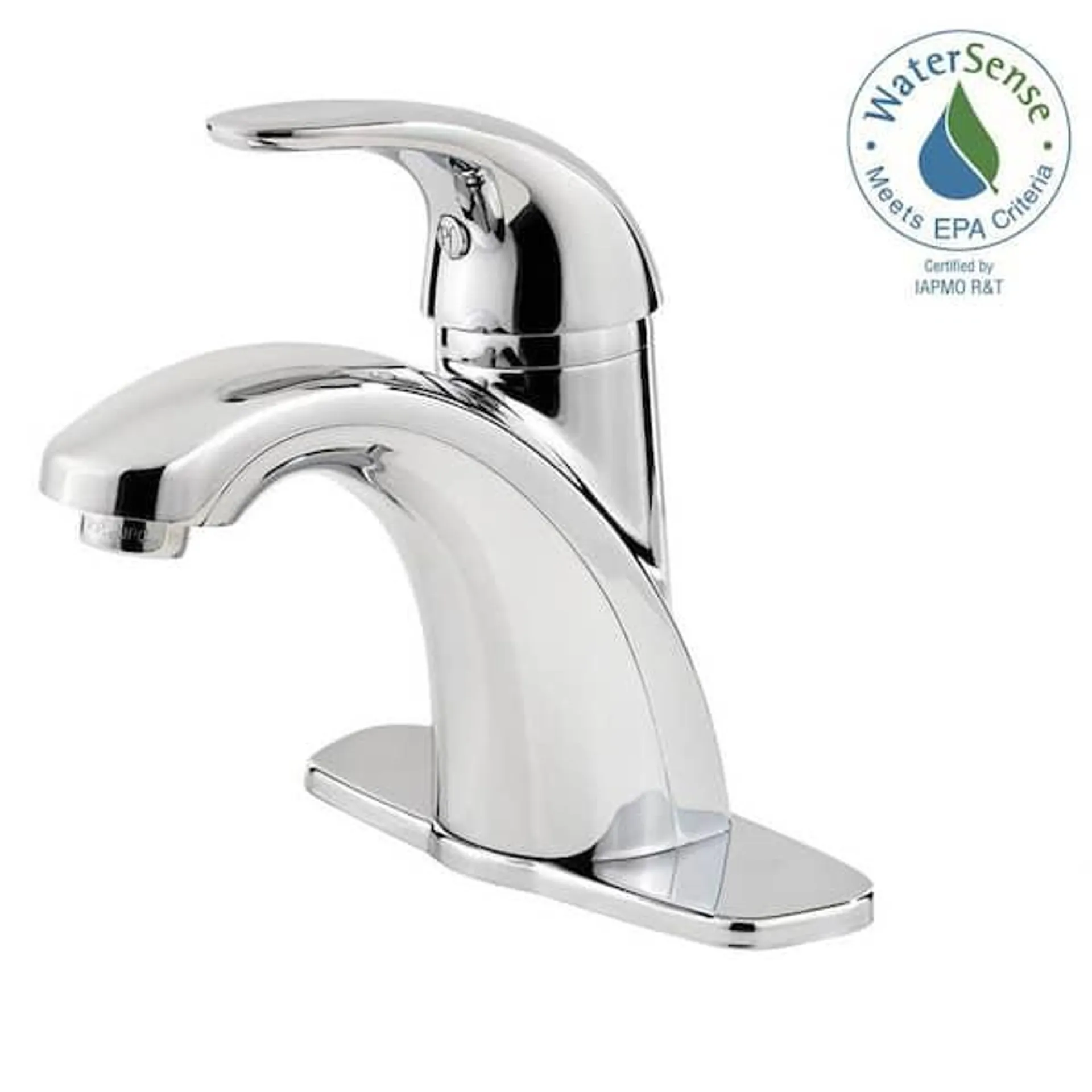 Parisa 4 in. Centerset Single-Handle Bathroom Faucet in Polished Chrome