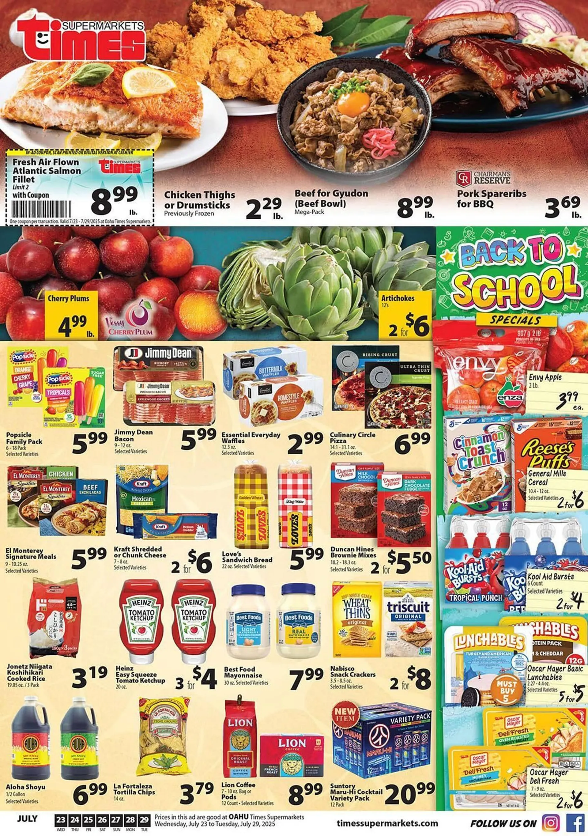 Weekly ad Times Supermarkets Weekly Ad from July 23 to July 29 2025 - Page 1
