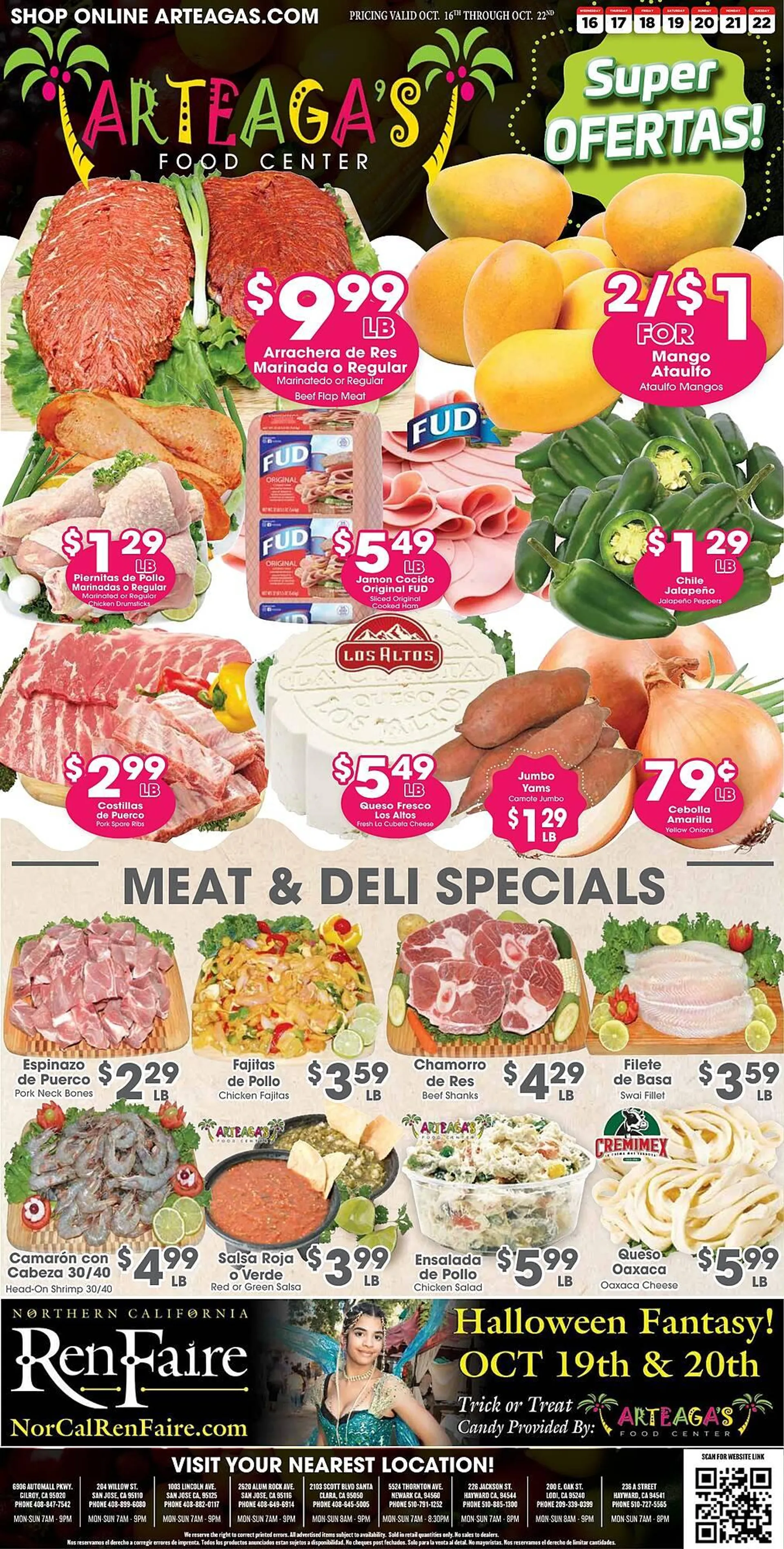 Arteagas Food Center Weekly Ad - 1