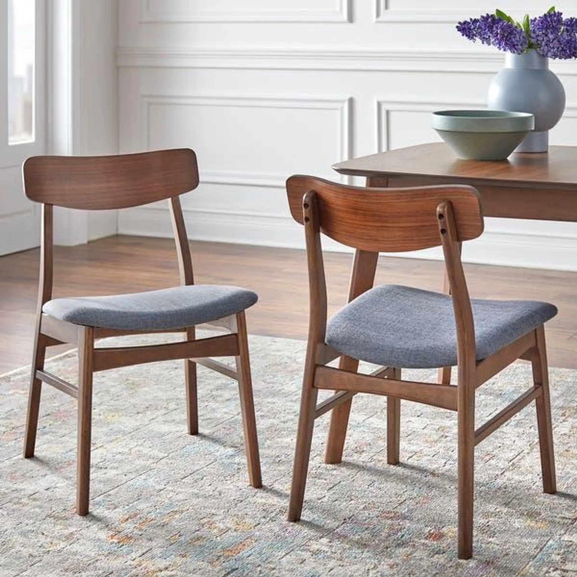 Simple Living Solid Wood Wave Dining Chair (Set of 2)