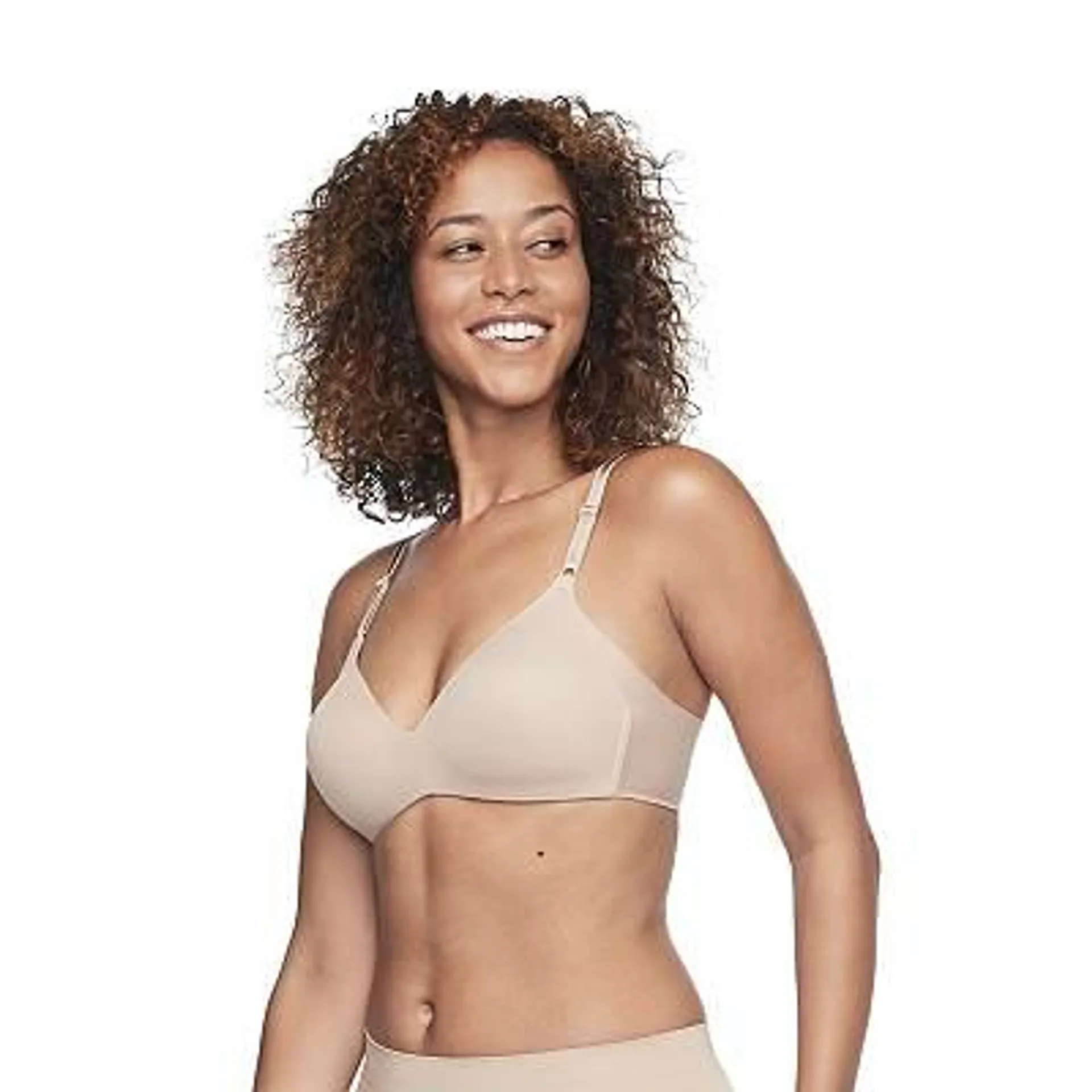 Warners No Side Effects® Underarm-Smoothing Comfort Wireless Lightly Lined T-Shirt Bra 1056