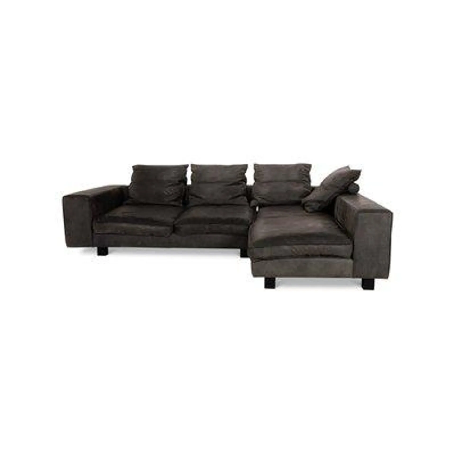 Long Leather Grey Corner Sofa by Machalke for Tommy M