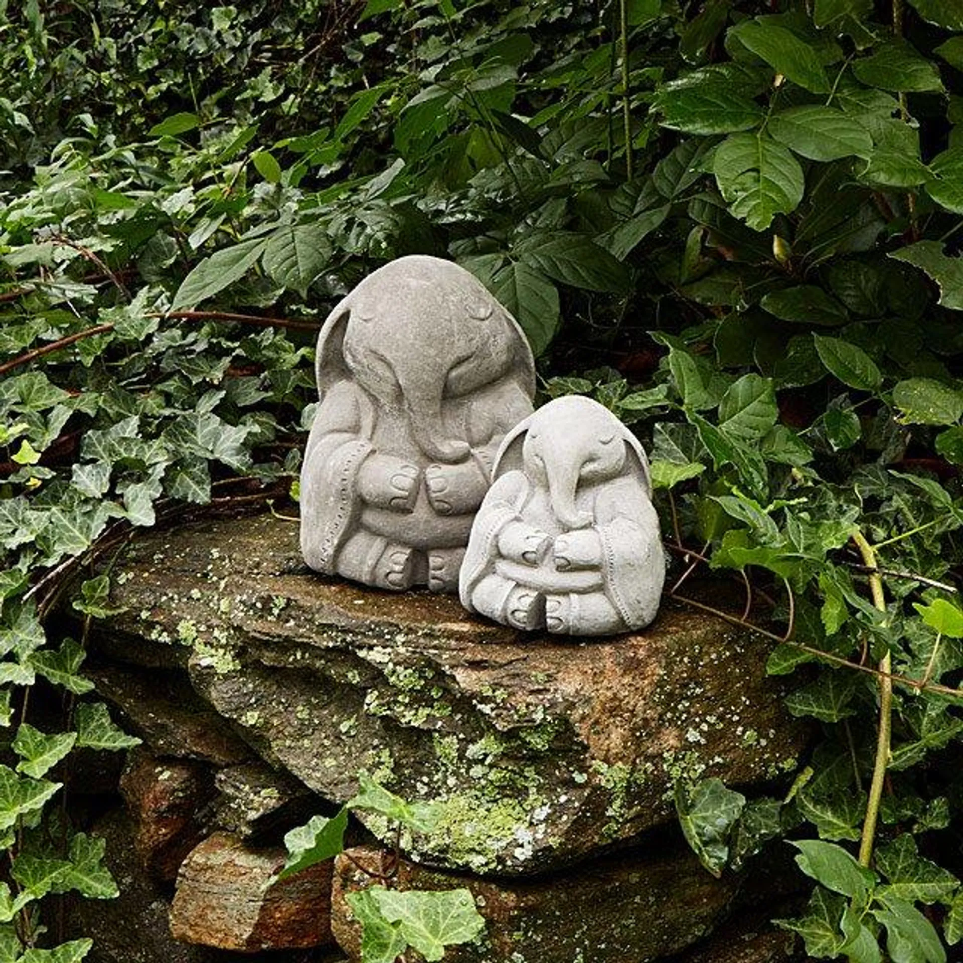 Zen Elephant Garden Sculpture