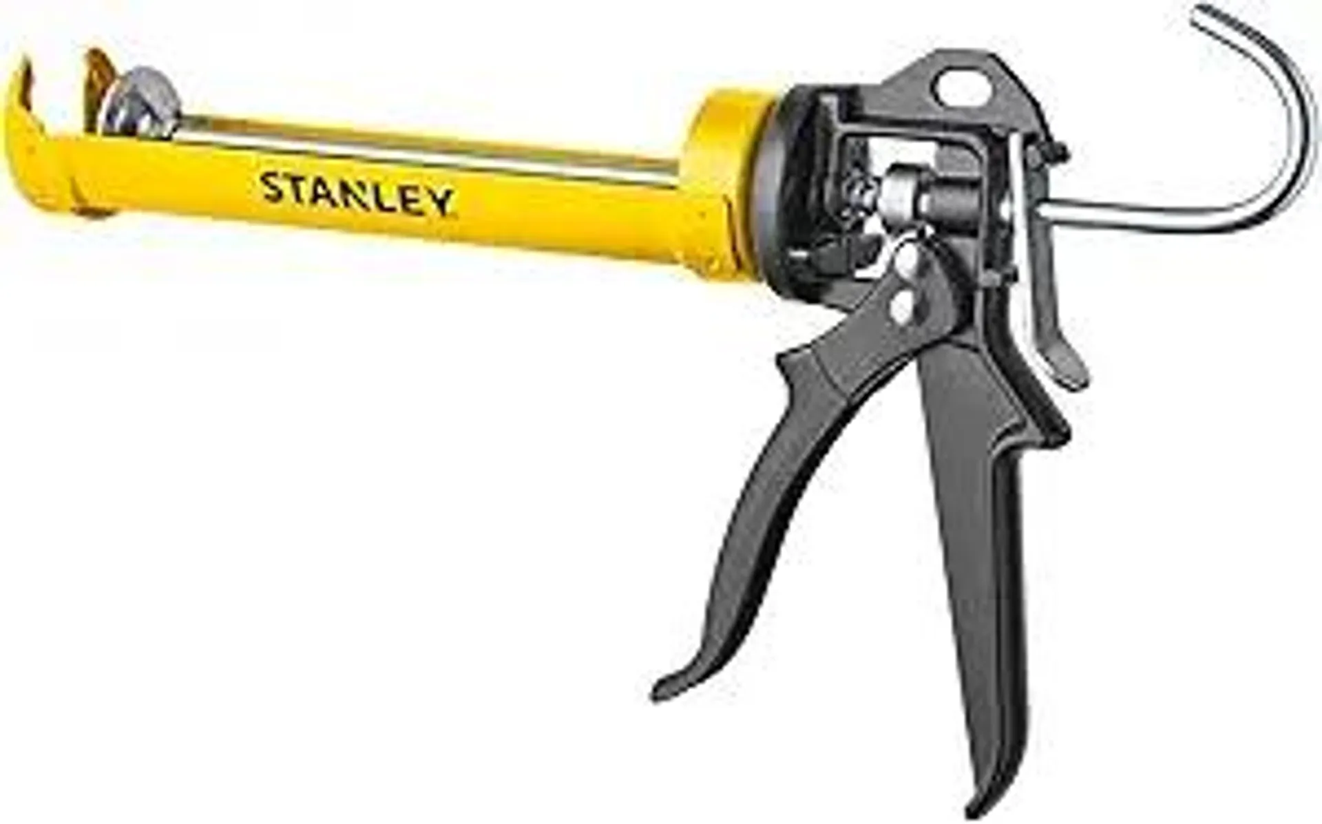 Stanley Professional Caulking Gun - 10 Oz Silicone Sealant Gun with 4000N Pushing Power, Caulk Gun No Drip Function, Steel Carriage & Aluminum Swivel Handle Sealant Gun | 25:1 Thrust Ratio, 1 Pack