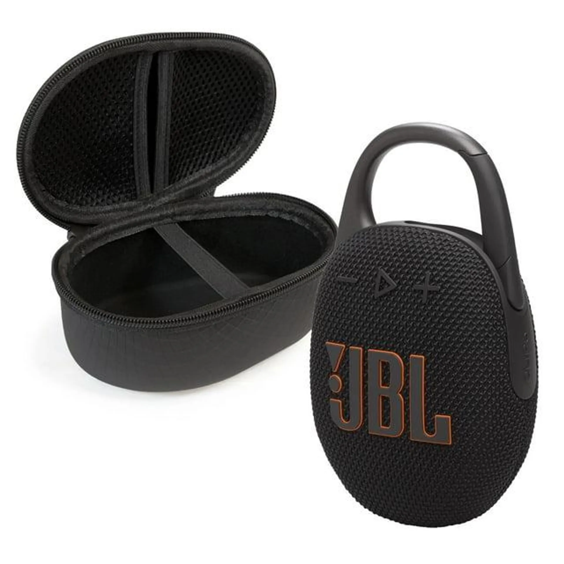 JBL Clip 5 Bluetooth Portable Speaker, Black, JBLCLIP5BLKAM_CLIP5-CASE