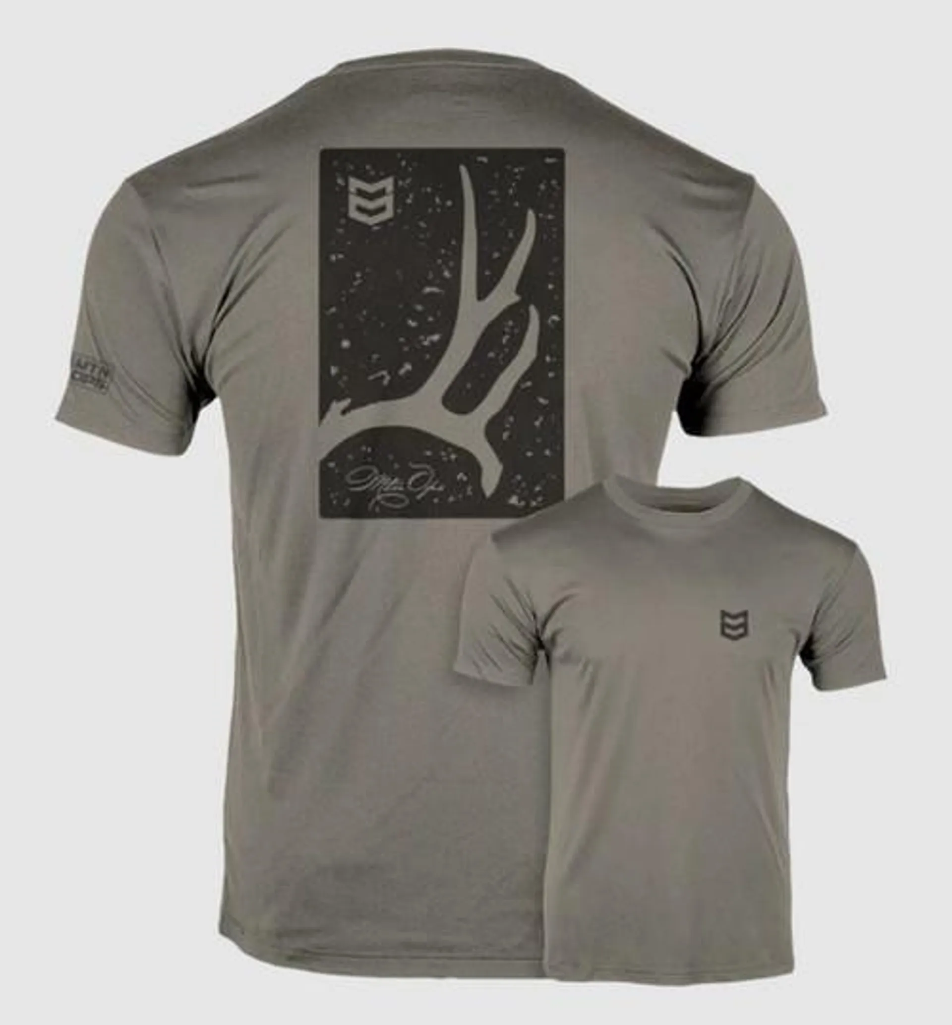 MTN Ops Mens Short Sleeve Strong Side Tee - Gray